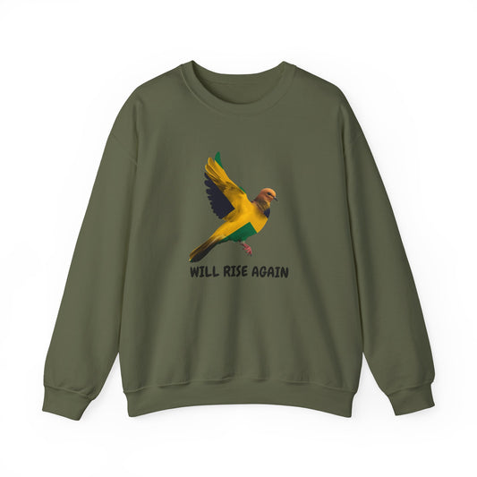 Will Rise Again Flying Bird Inspirational Pullover