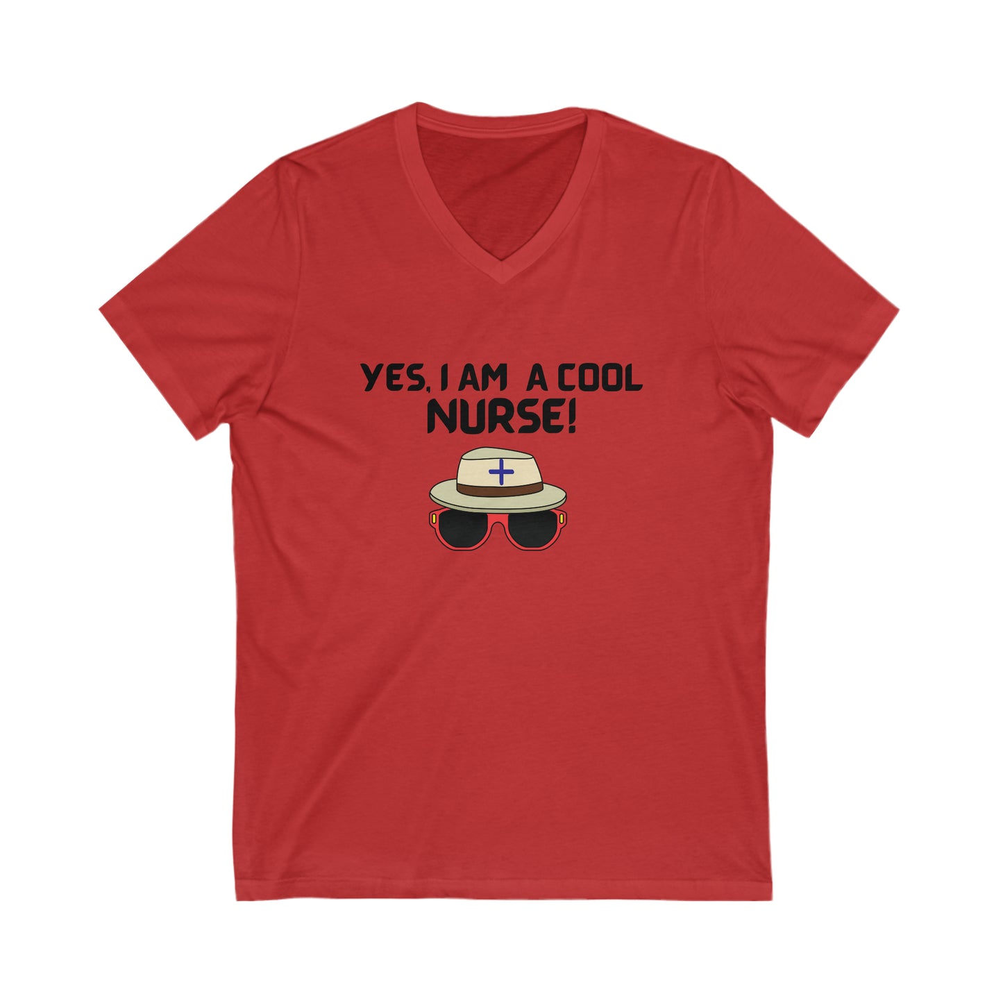 COOL NURSE V NECK T SHIRT GIFT