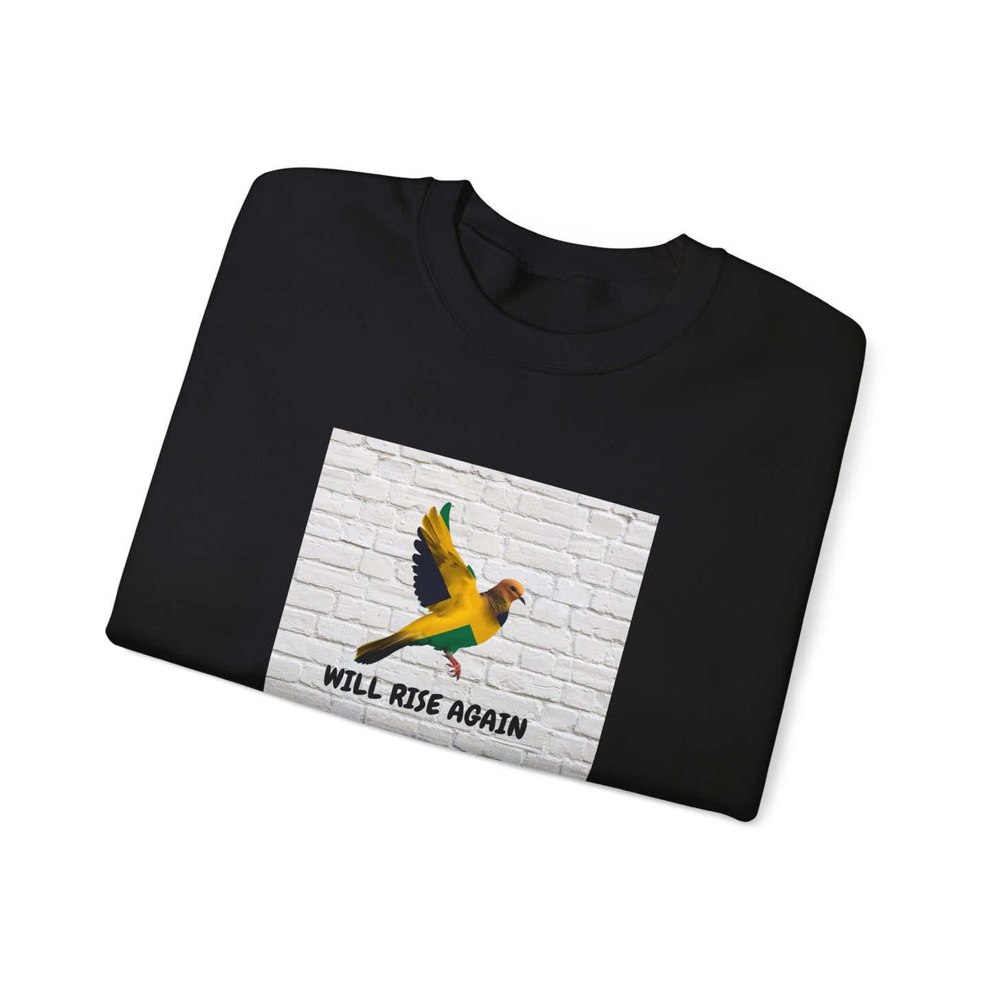Will Rise Again Help Jamaica  Crewneck Sweatshirt