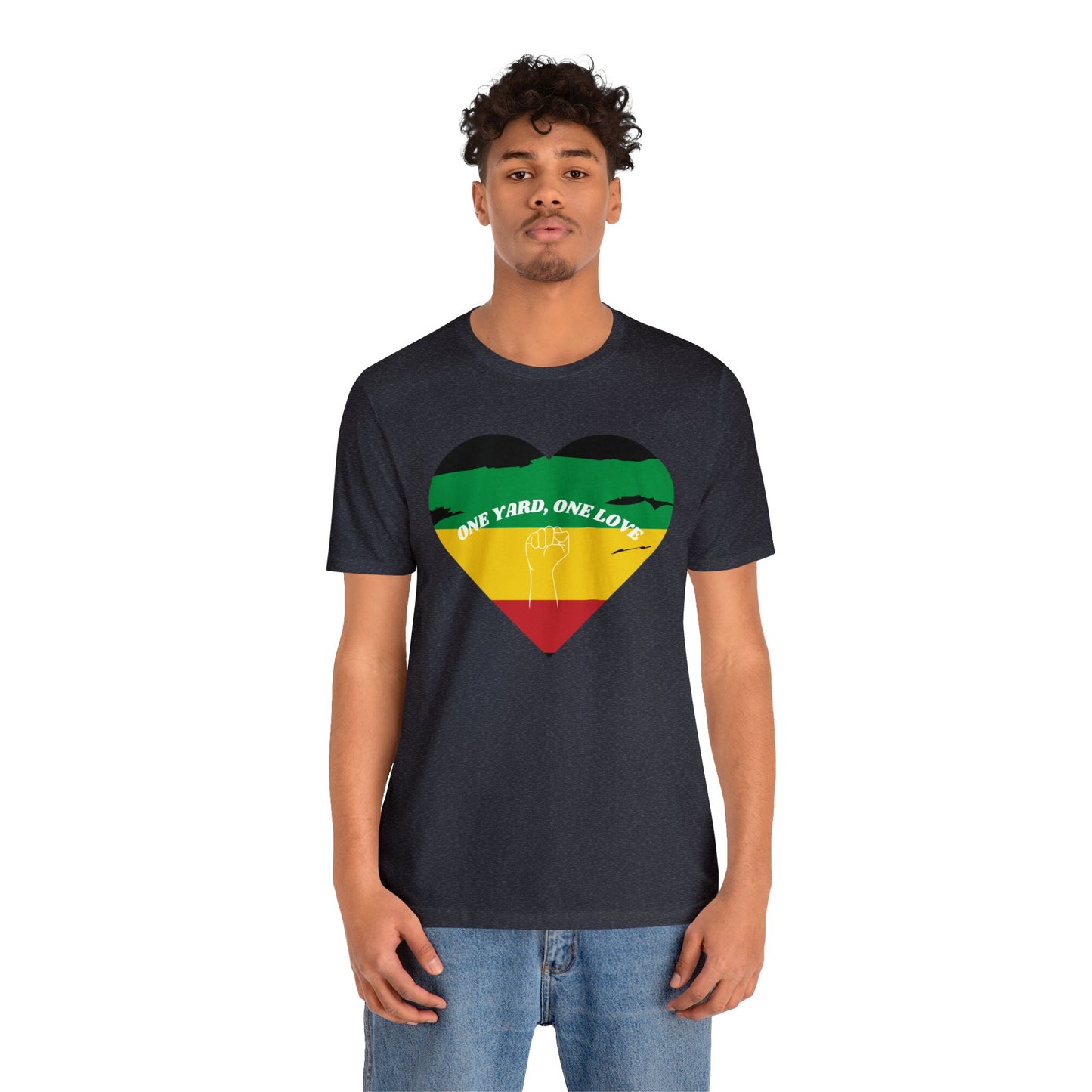 ONE YARD ONE LOVE BLACK CULTURE THEME CREWNECK T SHIRT GIFT