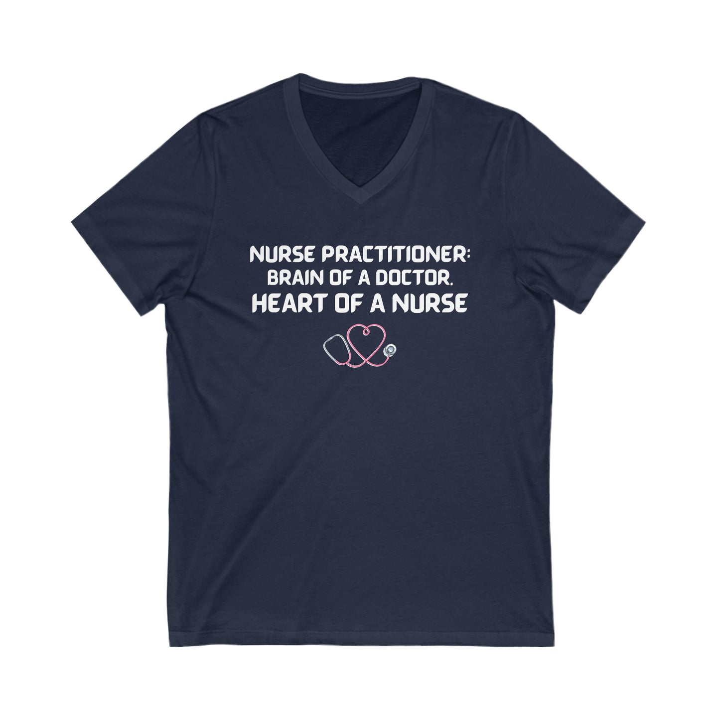 NURSE PRACTITIONER  V NECK T SHIRT GIFT