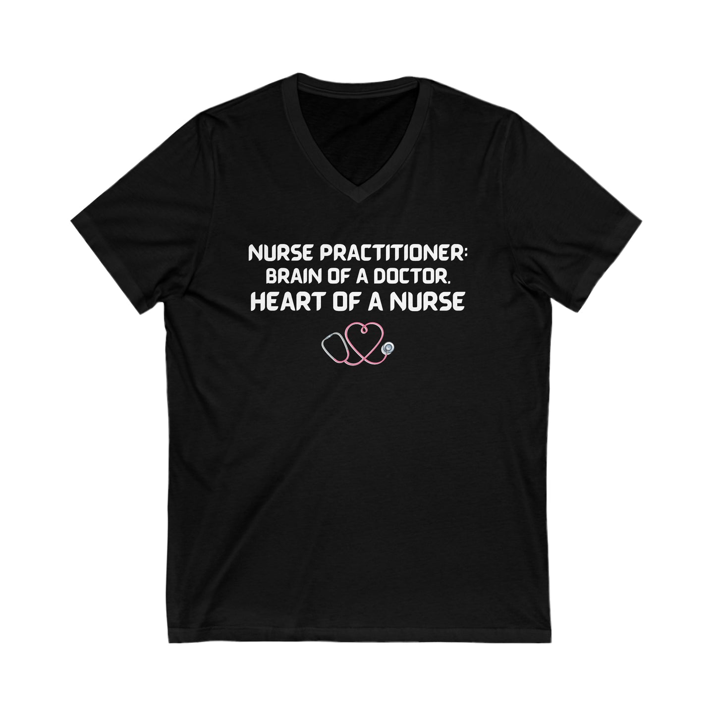 NURSE PRACTITIONER  V NECK T SHIRT GIFT