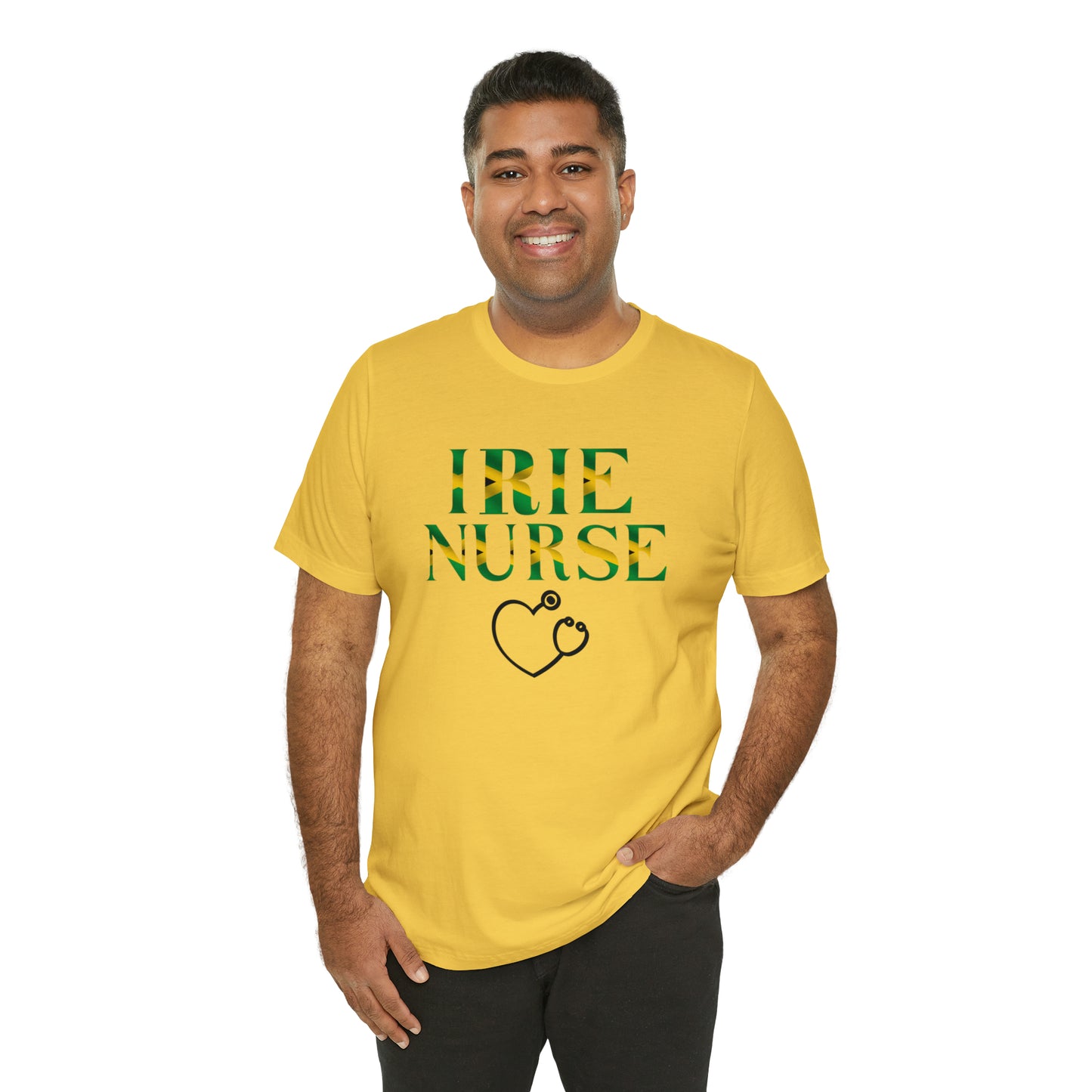 JAMAICAN COLOR INSPIRED NURSE T SHIRT GIFT