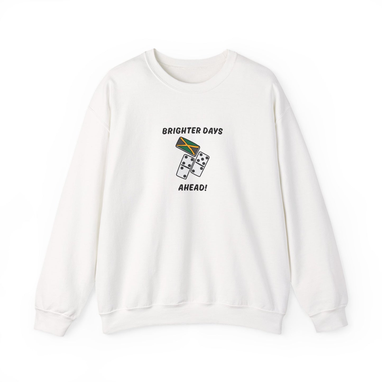 Jamaica  Domino Nostalgia Brighter Days Ahead  Crewneck Sweatshirt