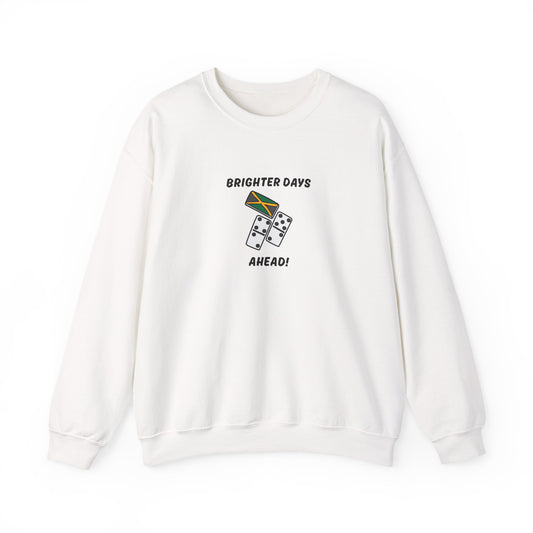 Jamaica  Domino Nostalgia Brighter Days Ahead  Crewneck Sweatshirt
