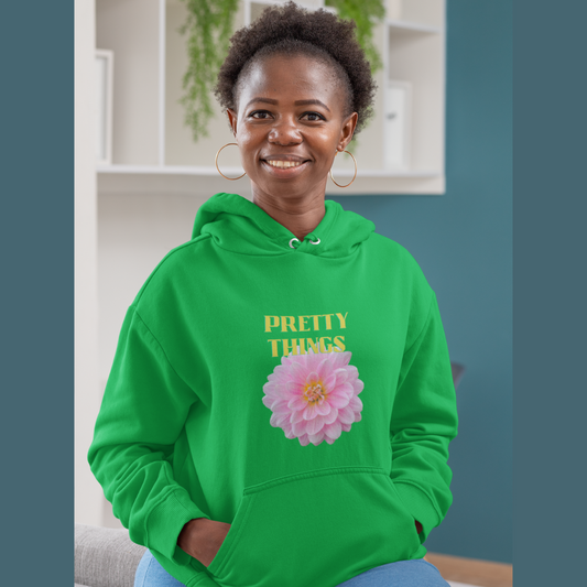 Pretty Things Pink peony hoodie gift