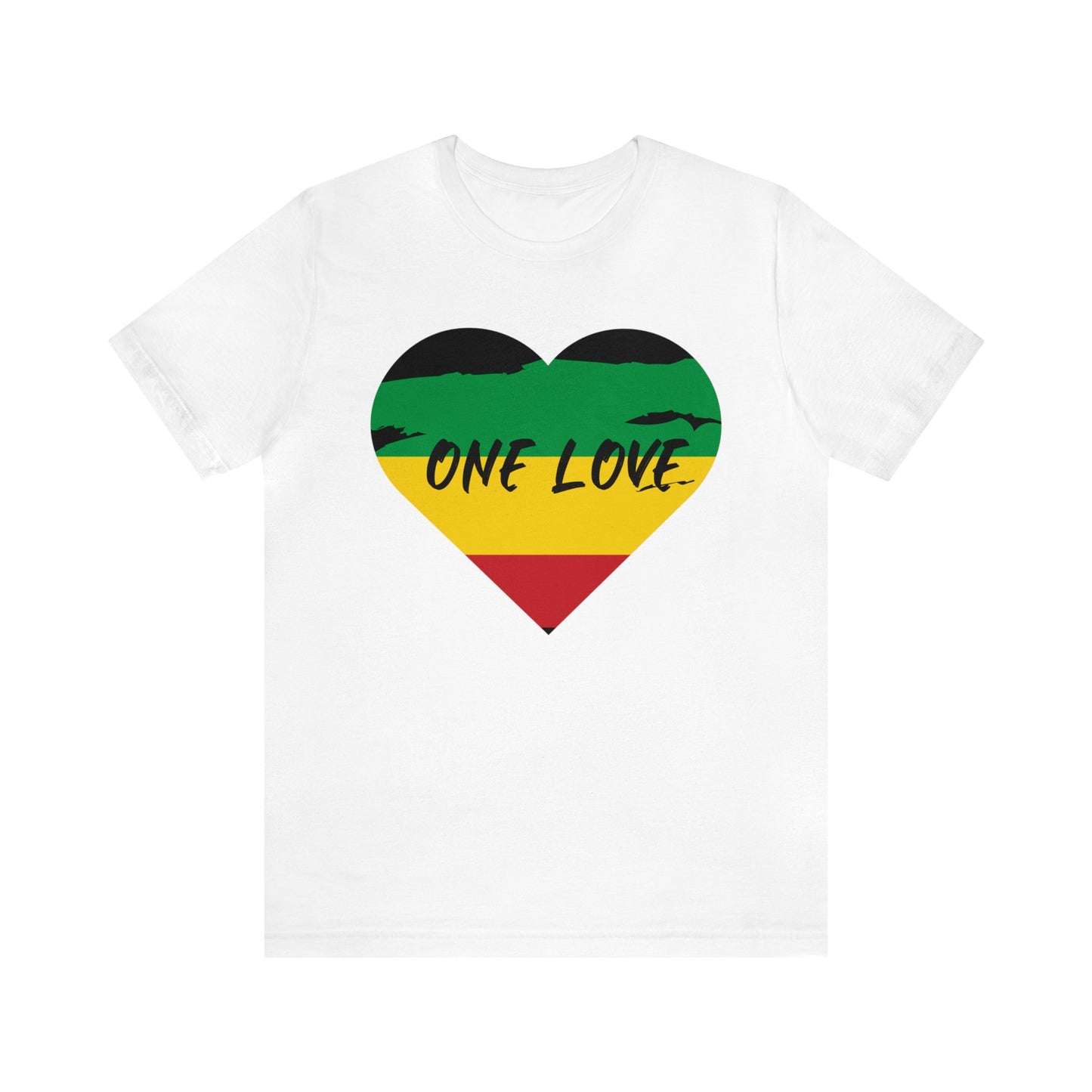 ONE LOVE RASTAH DESIGN UNISEX TEE SHIRT