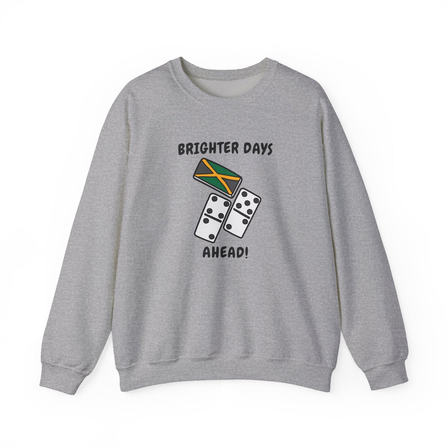 Jamaica Domino Nostalgia Crewneck Sweatshirt Brighter Days Ahead