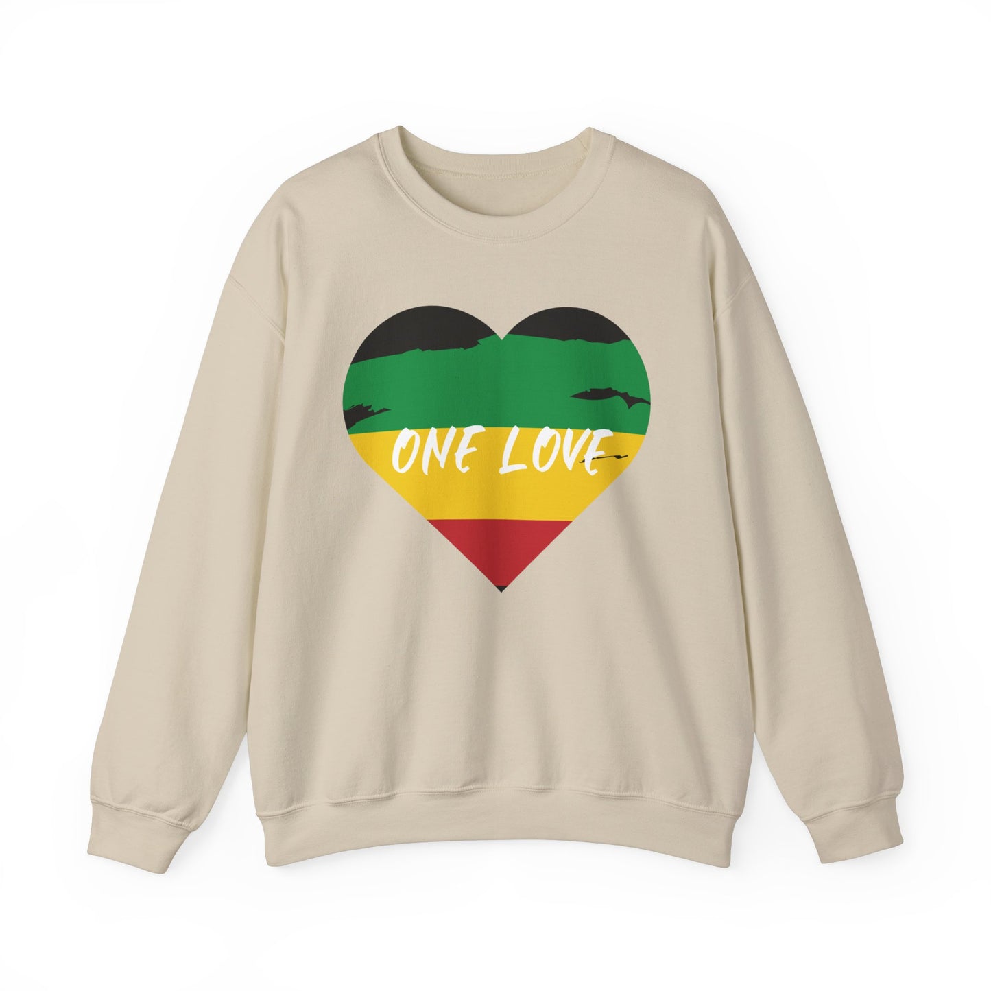 ONE LOVE HEART CREWNECK SWEATSHIRT GIFT