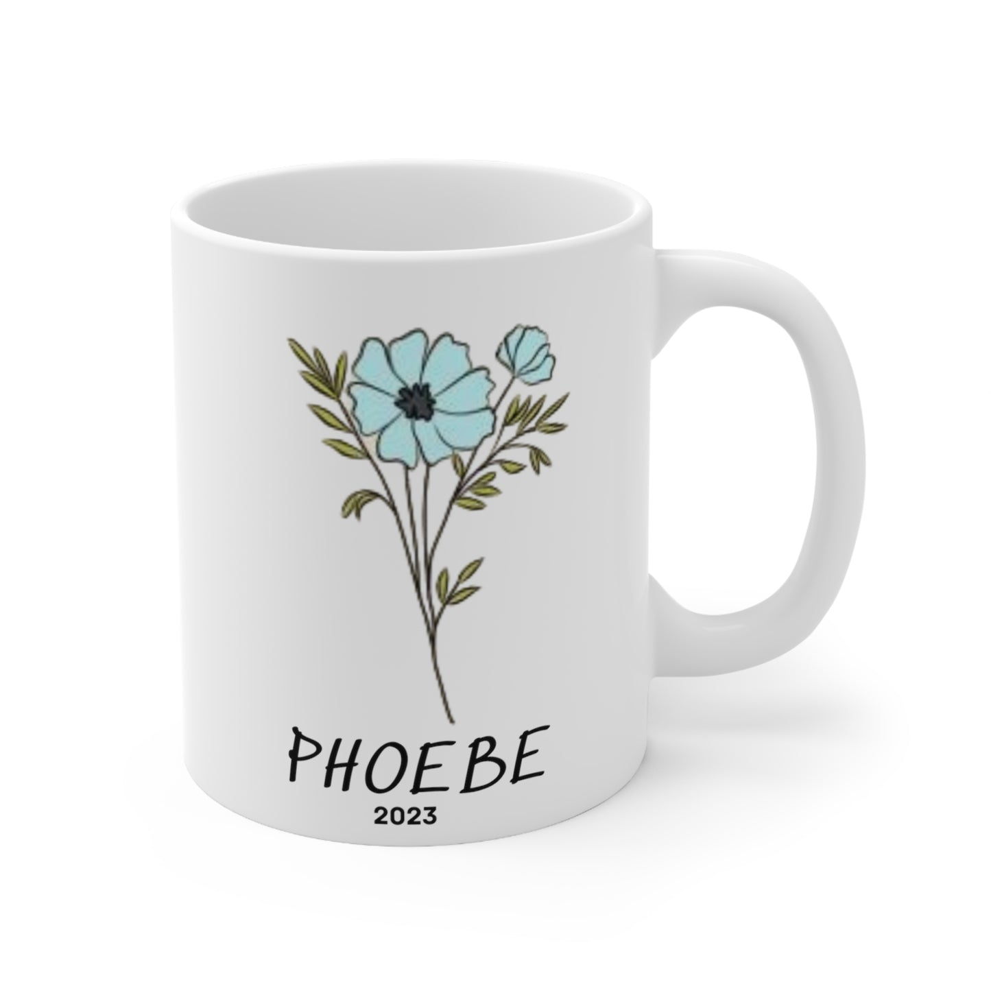 Birth Month flower mug (October)