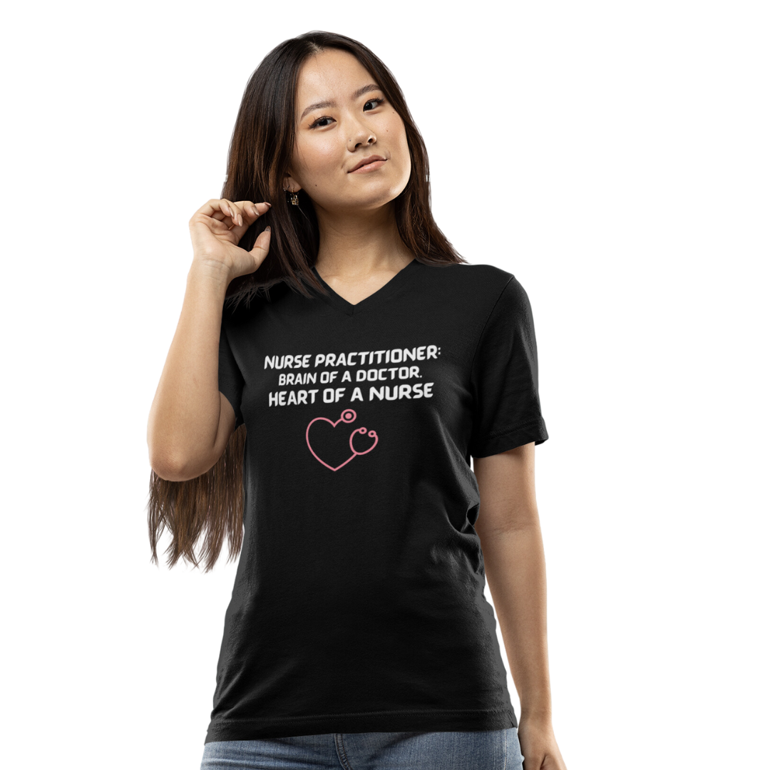 UNISEX V NECK NURSE PRACTIONER TEE SHIRT GIFT