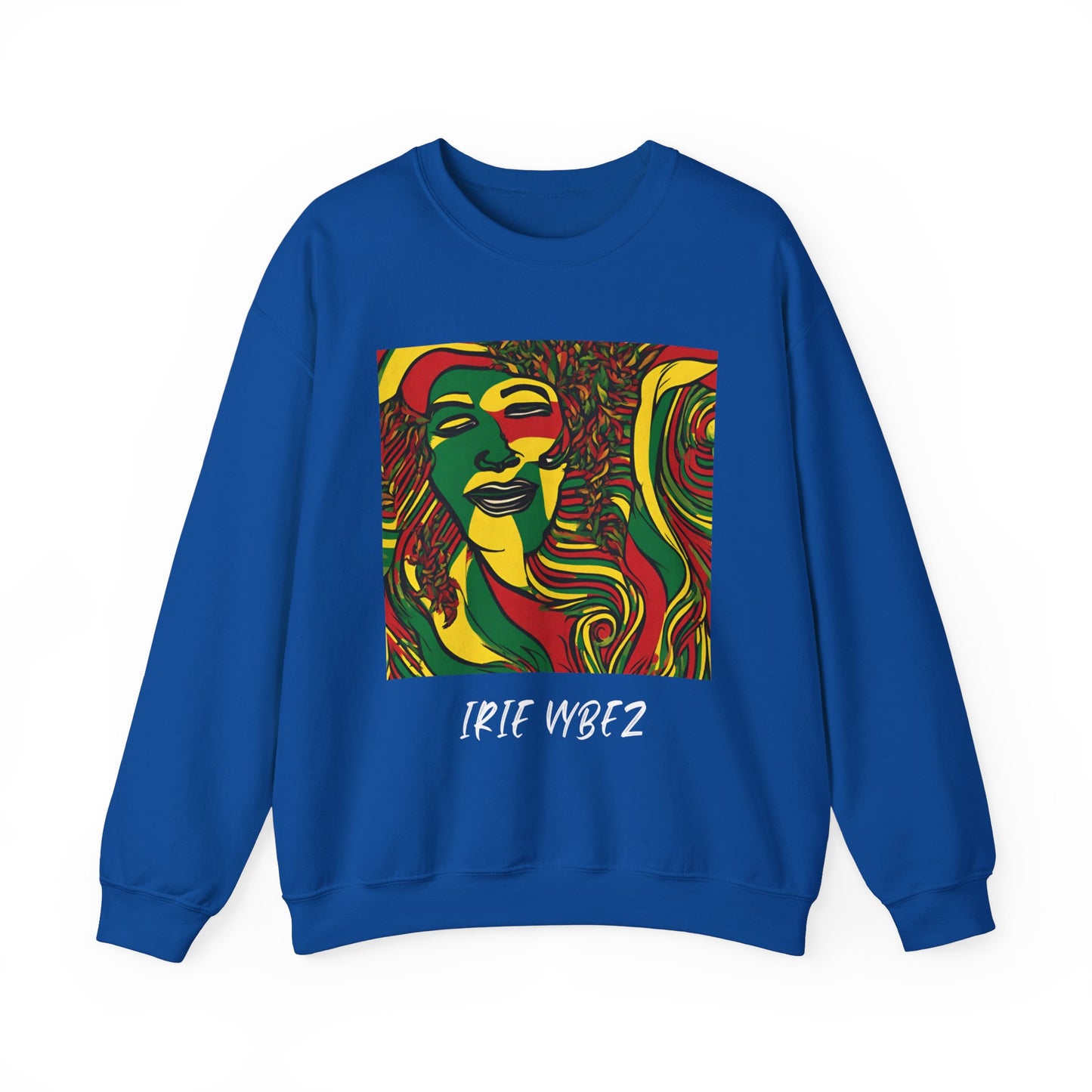 GRAPHIC RASTAH ART DESIGN CREWNECK SWEATSHIRT