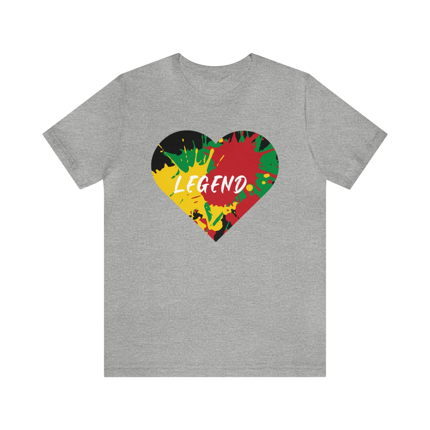 LEGEND REGGAE THEME CREWNECK TEE SHIRT