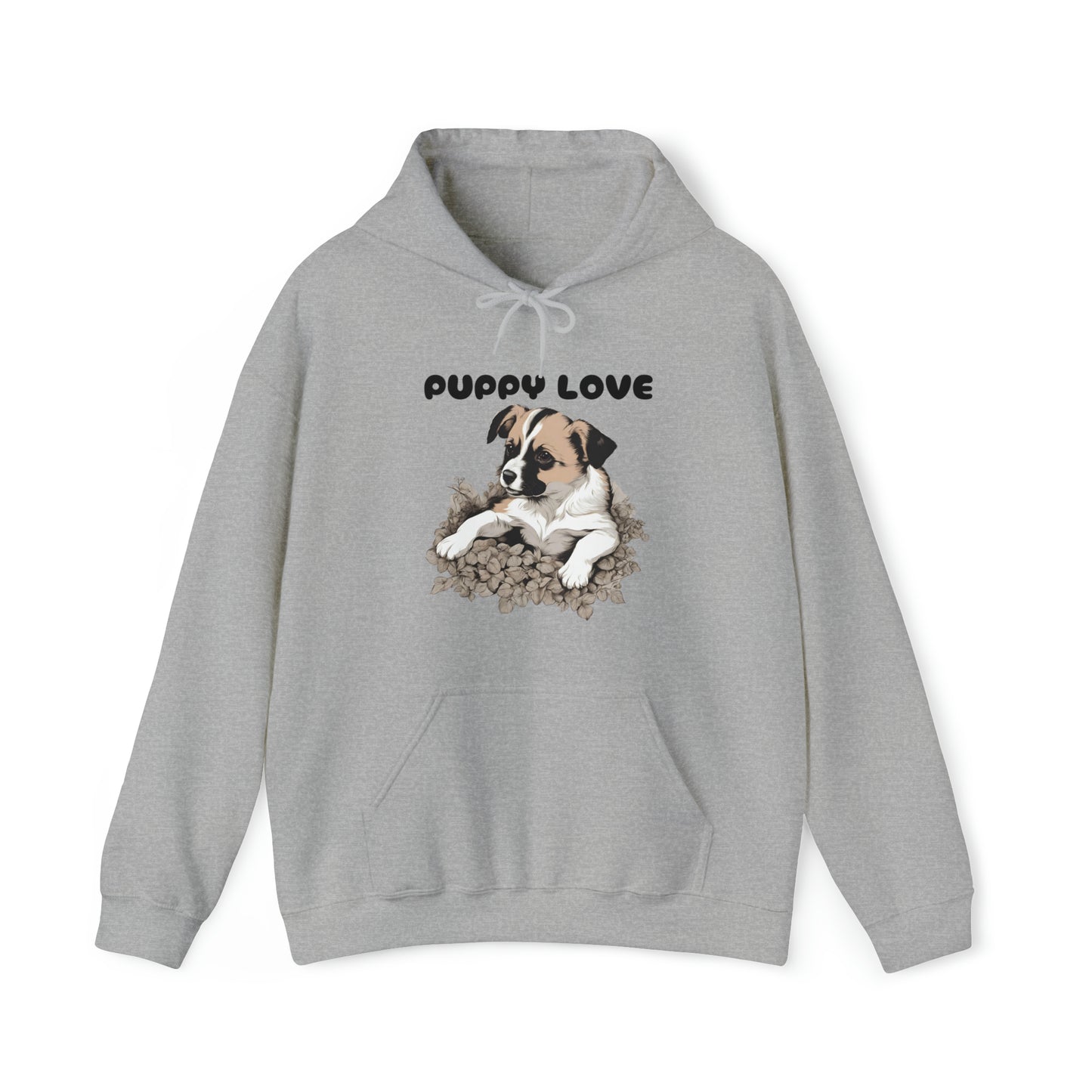 Puppy Print Dog Lovers Hooded Sweatshirt Gift