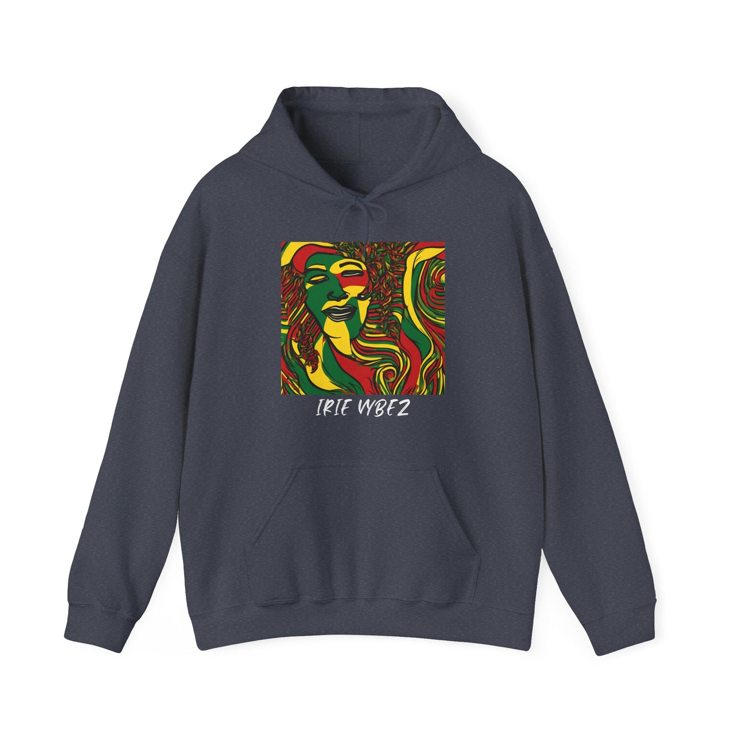 IRIE VYBEZ GRAPHIC RASTAH THEME HOODIE GIFT