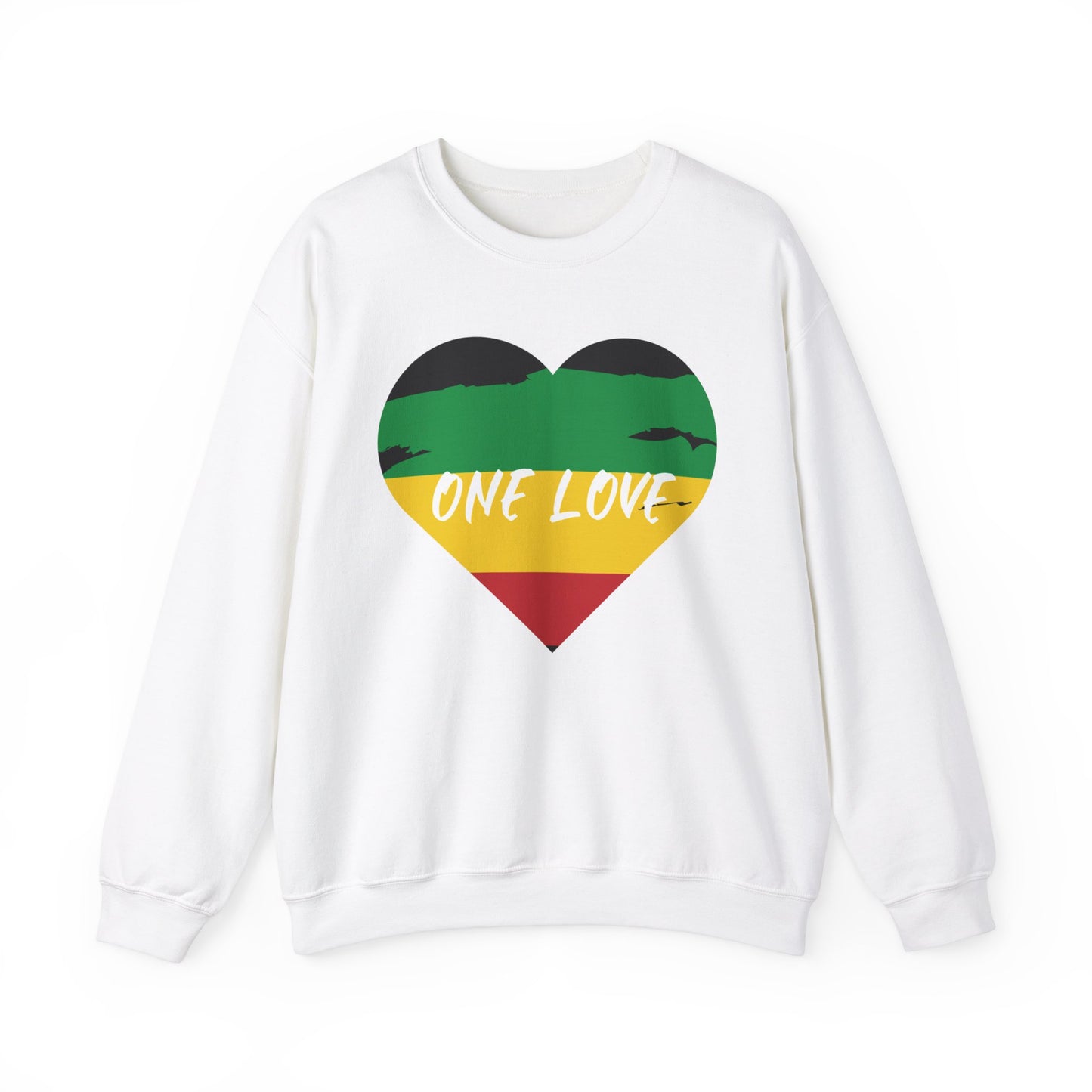 ONE LOVE HEART CREWNECK SWEATSHIRT GIFT