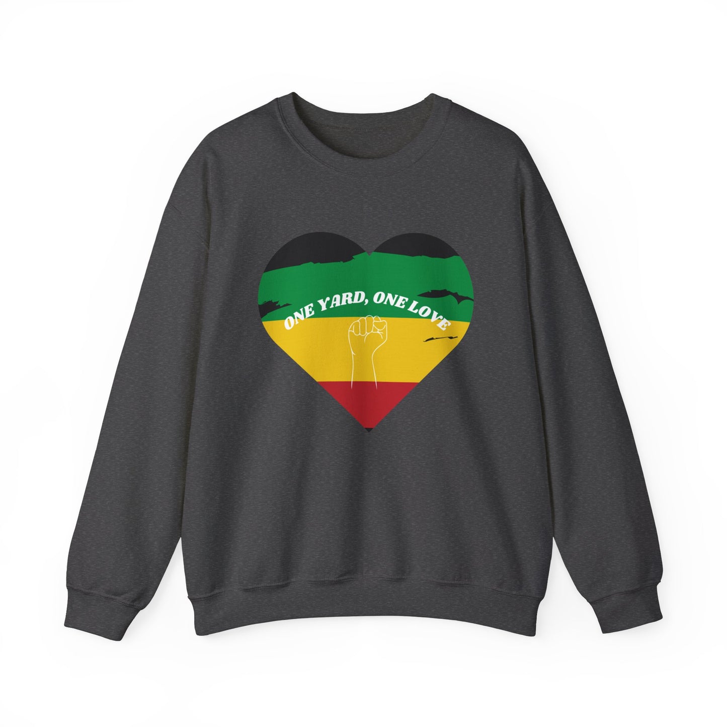 ONE YARD ONE LOVE POWER GRAPHIC ART SWEATSHIRT