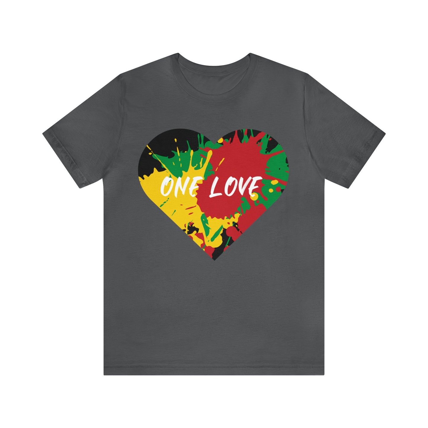 ONE LOVE TEE SHIRT REGGAE ART