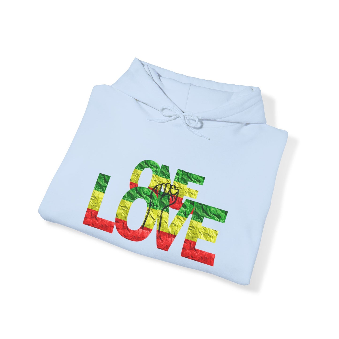 ONE LOVE ROOTS COLOR STAEMENT HOODIE GIFT