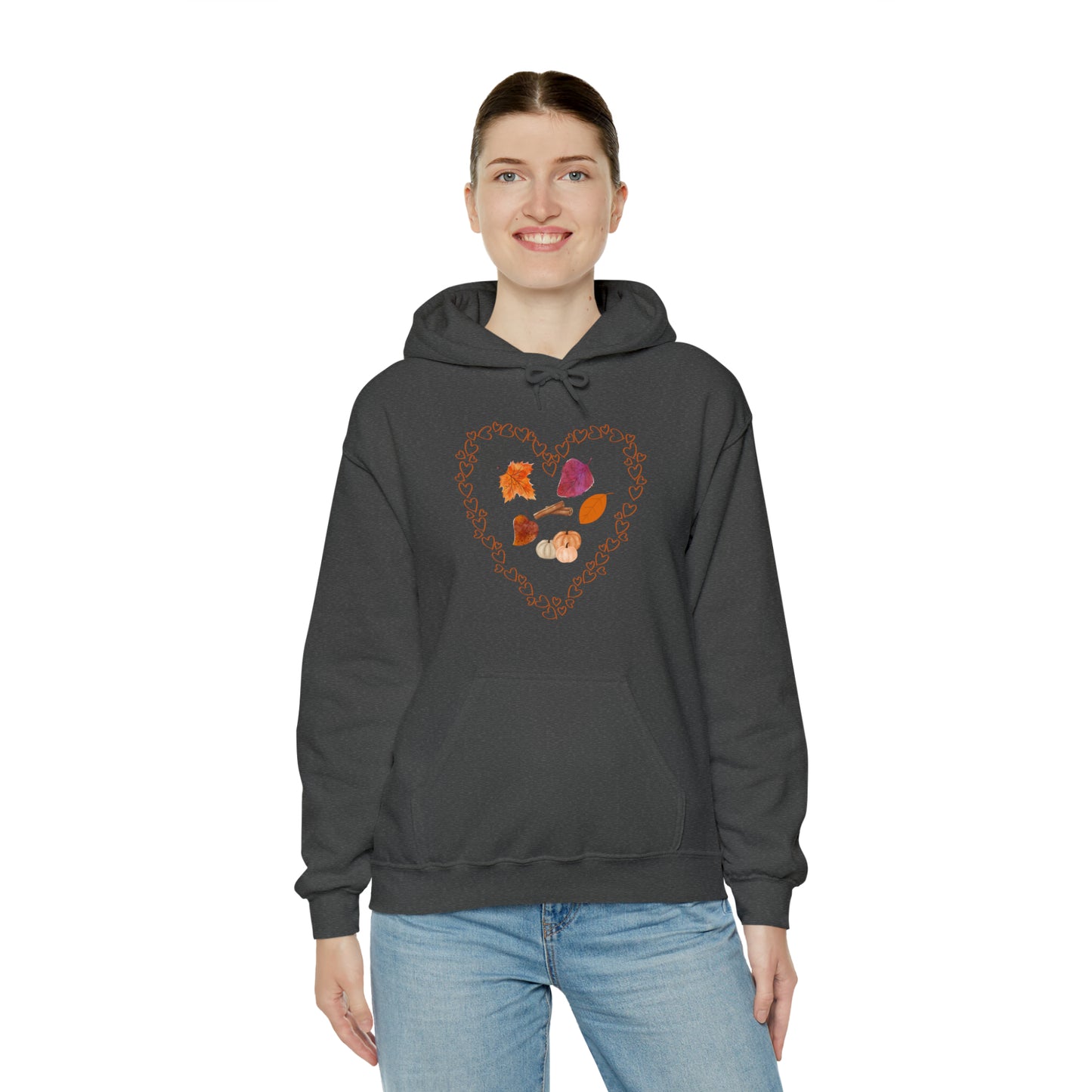 LOVE FALL THEME FALL HOODIE