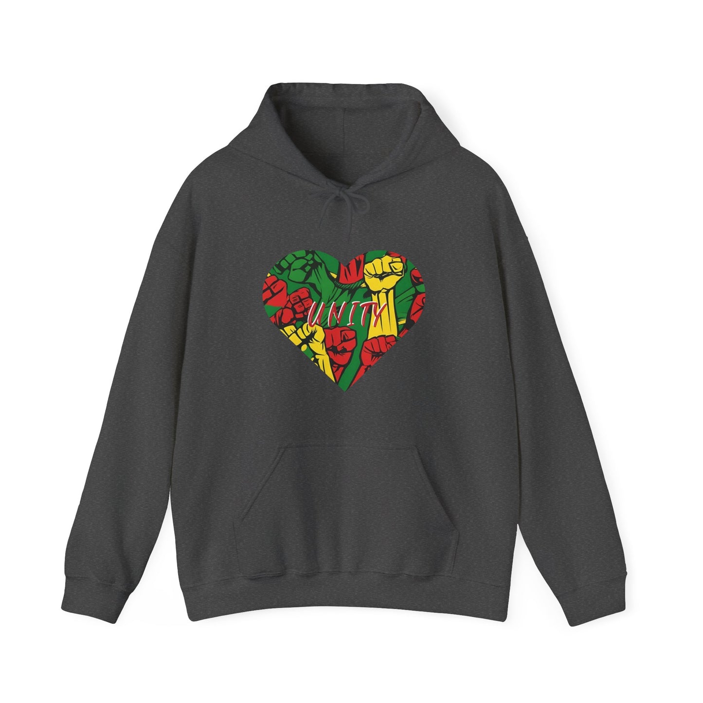 FIST POWER ROOTS DESIGN UNITY HOODED SWEATSHIRT