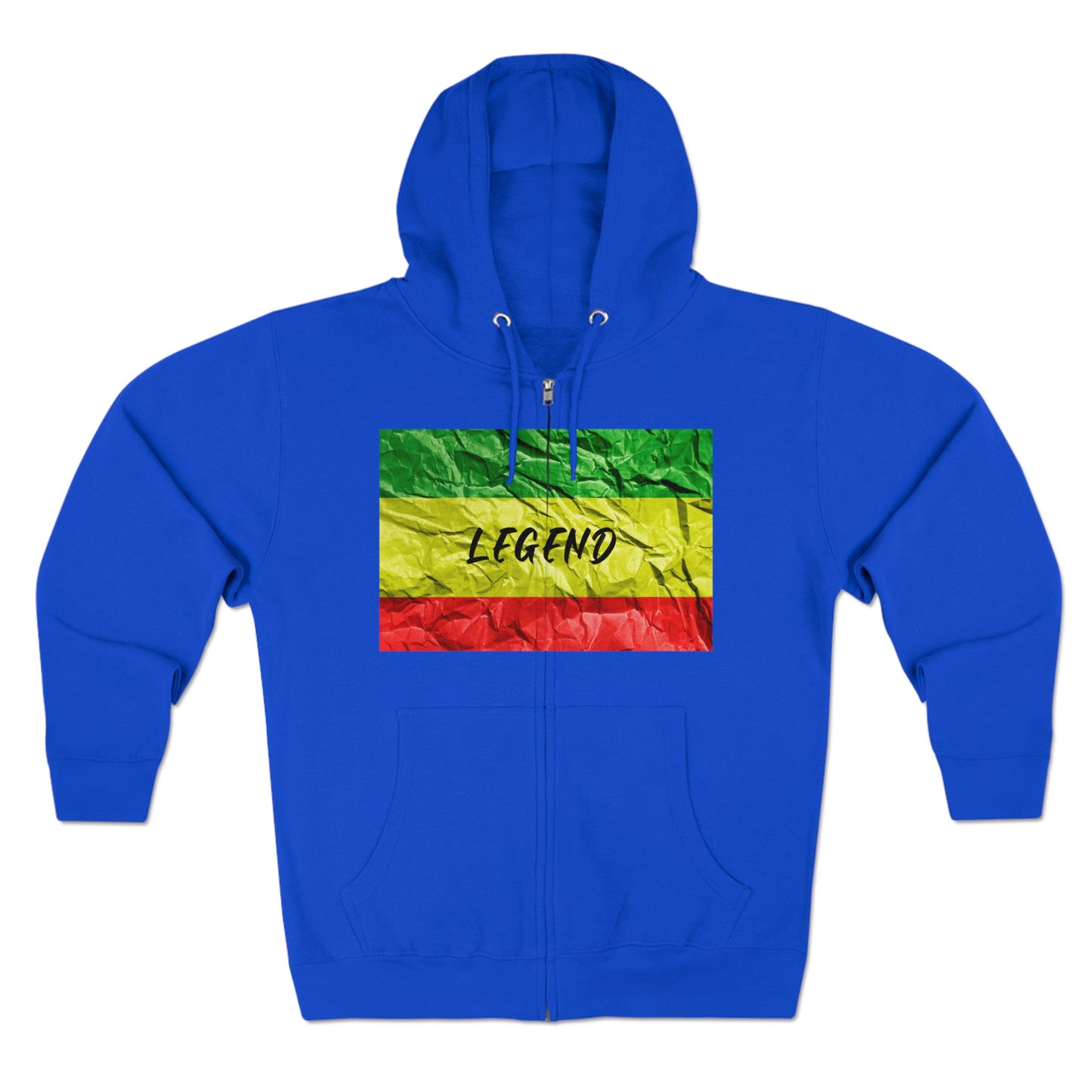 LEGEND REGGAE MOOD ZIP FRONT HOODIE GIFT