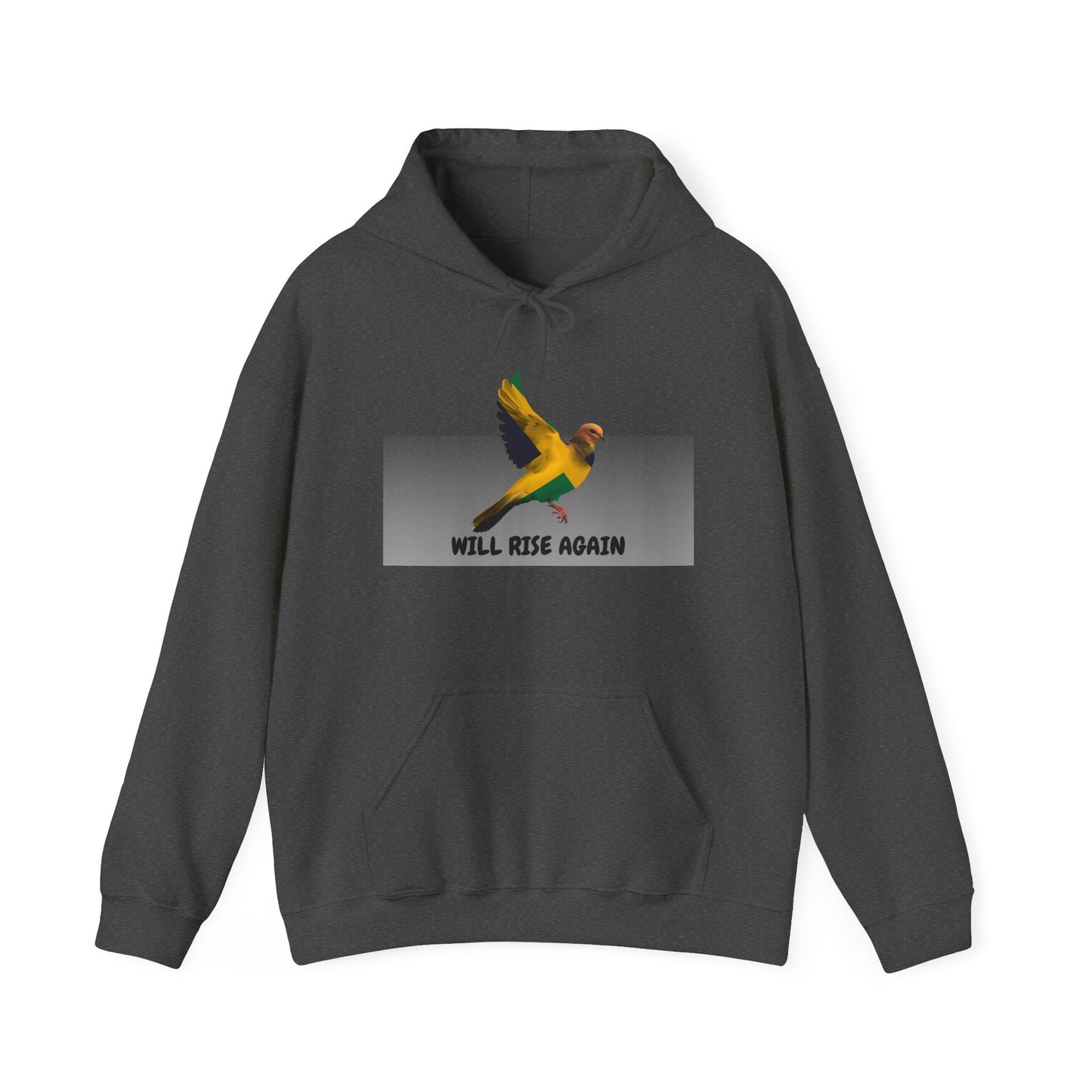 Will Rise Again Graphic  Hooded Pullover For Jamaica