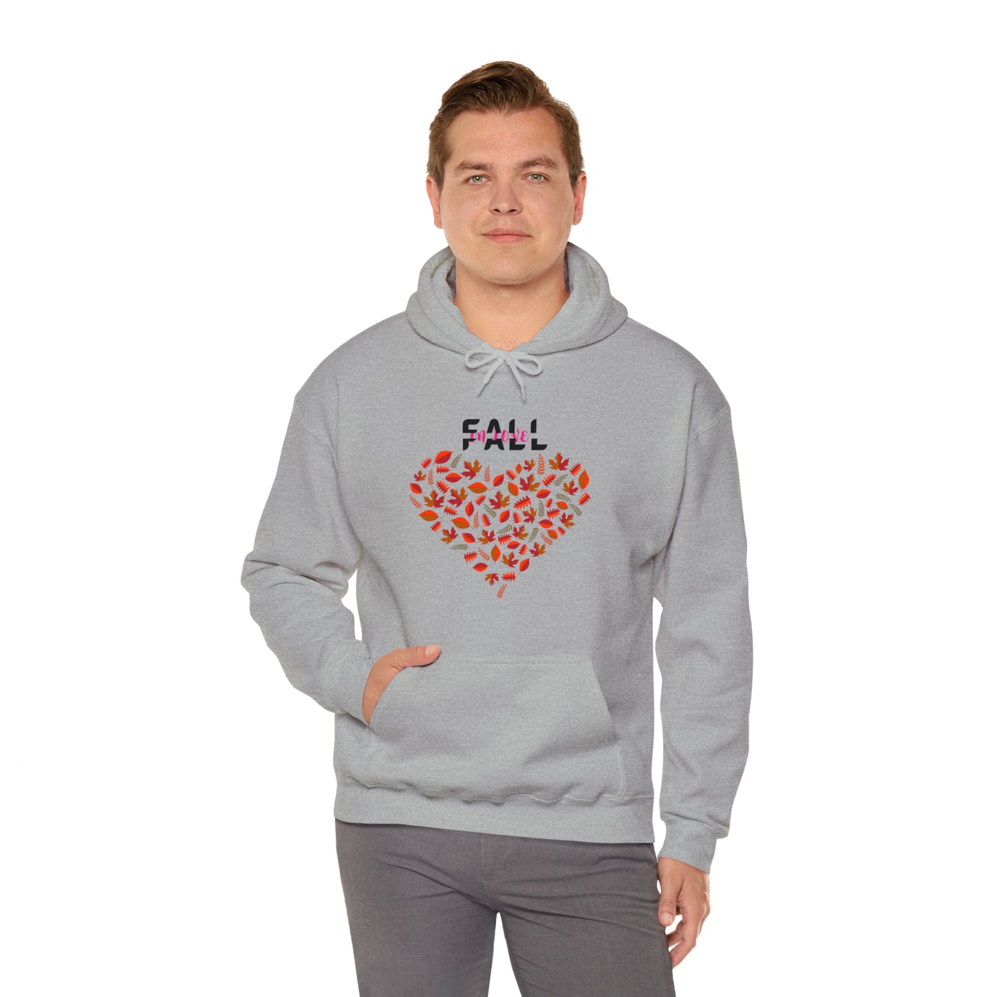 FALL IN LOVE FALL THEME UNISEX HOODIE GIFT