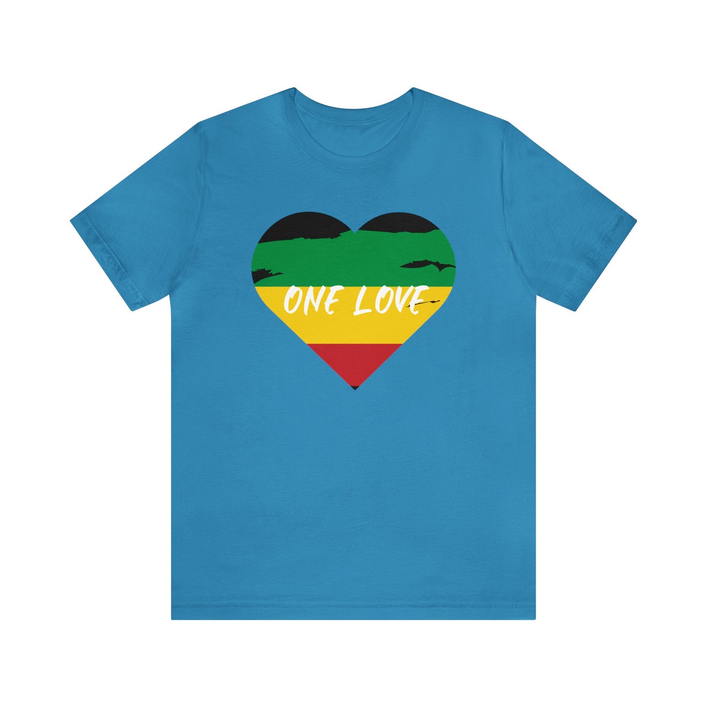 RASTA VYBE ONE LOVE SHORT SLEEVE T SHIRT