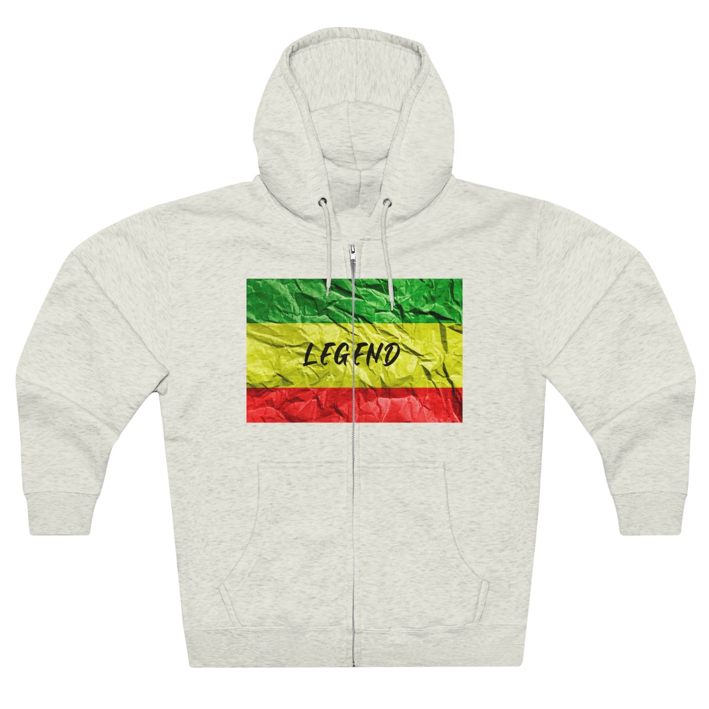 LEGEND REGGAE MOOD ZIP FRONT HOODIE GIFT