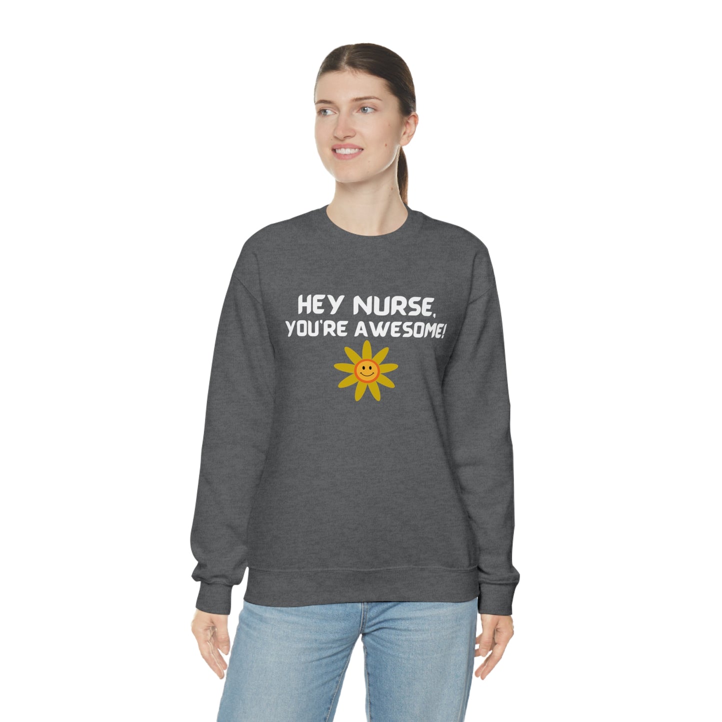 AWESOME CREWNECK SWEATSHIRT NURSES GIFT