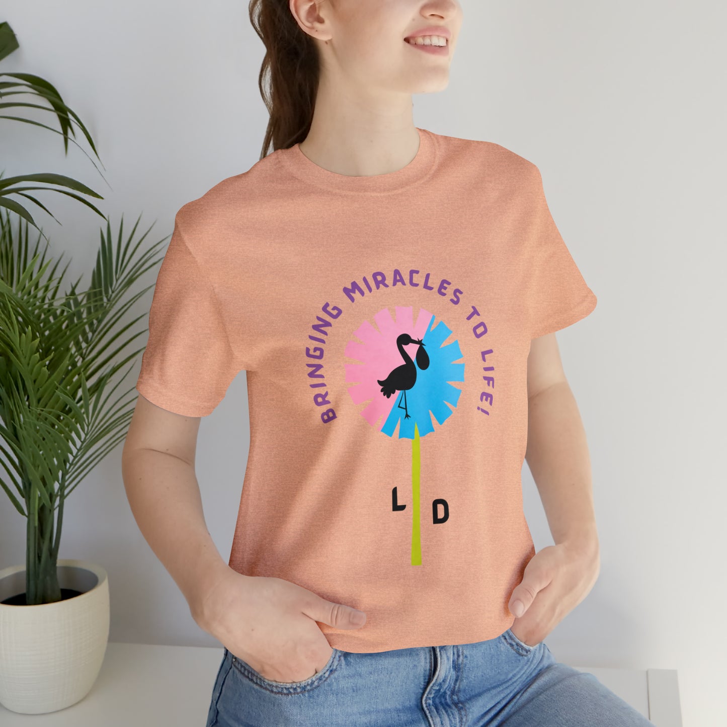 LABOR AND DELIVERY NURSE MIRACLES CREWNECK T SHIRT GIFT