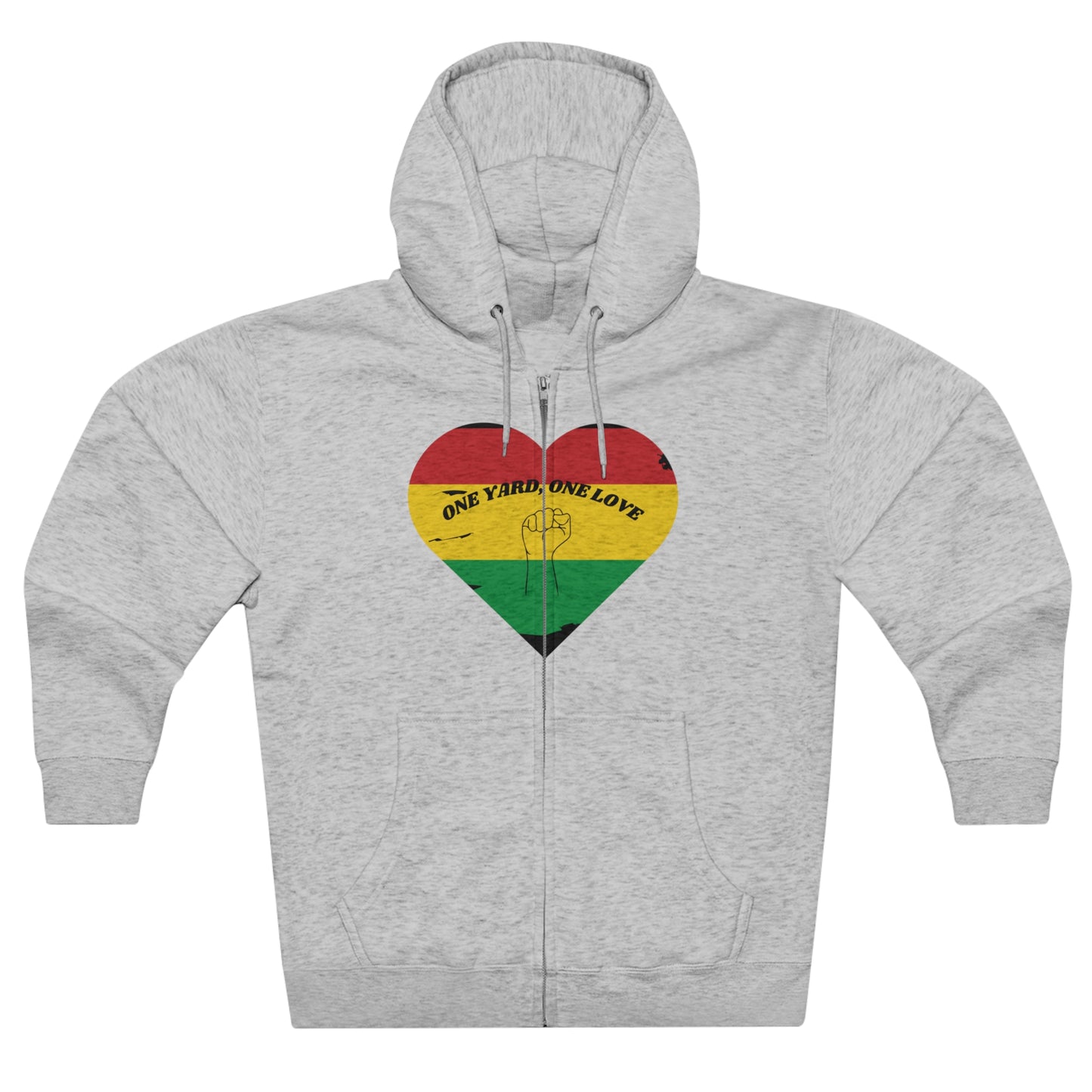 ONE LOVE POWER ZIP UP HOODIE GIFT