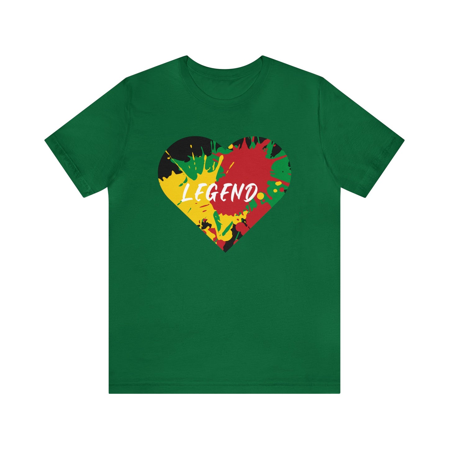 LEGEND REGGAE THEME CREWNECK TEE SHIRT