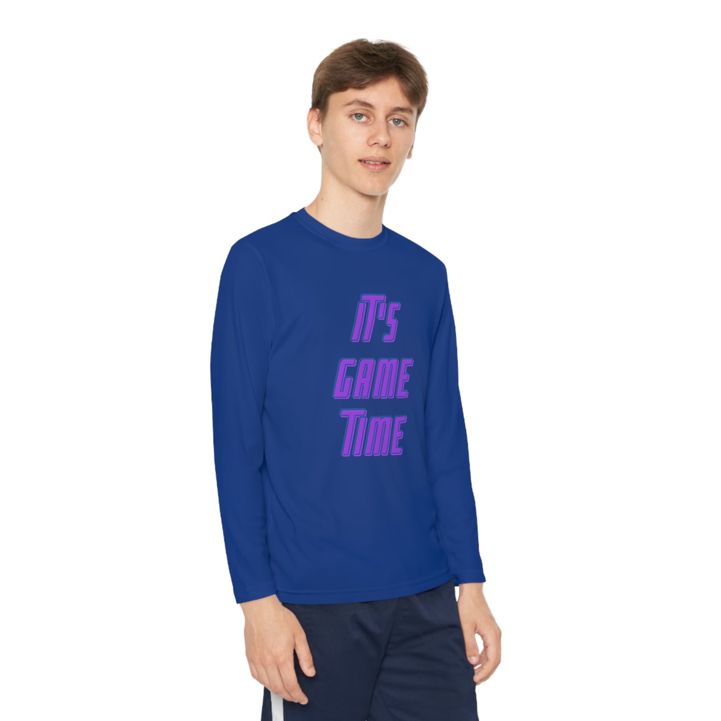 YOUTH GAME ON LONG SLEEVE TEE SHIRT