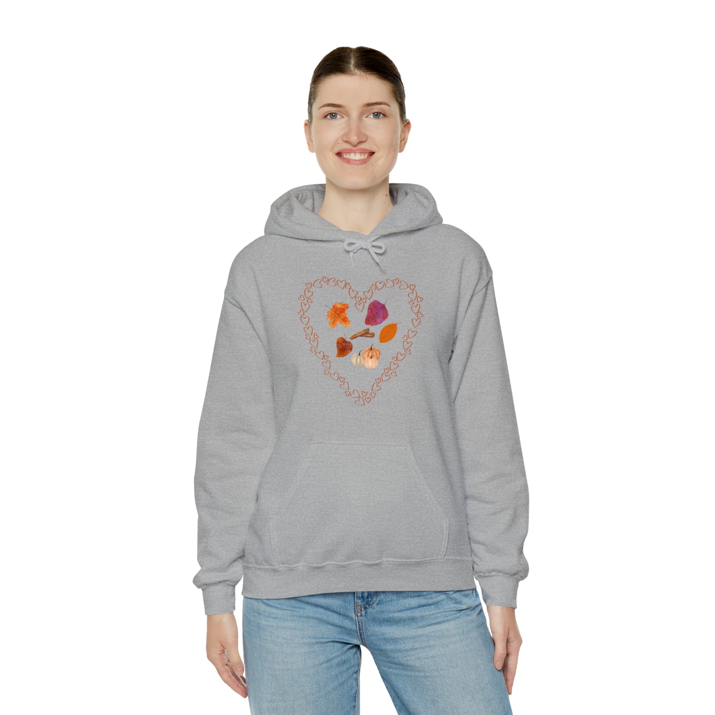 LOVE FALL THEME FALL HOODIE