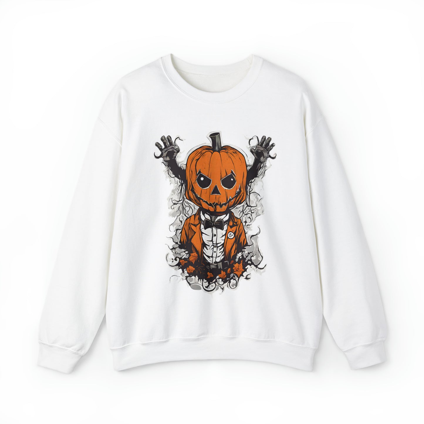 CREEPY PUMPKIN HALLOWEEN SWEATSHIRT GIFT