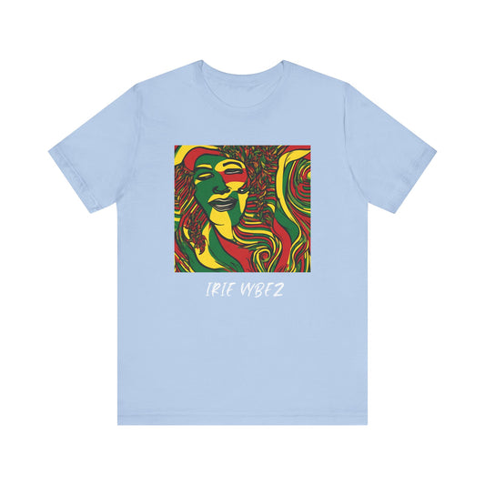 IRIE VYBEZ RASTAH DESIGN ROOTS SHORT SLEEVE T SHIRT GIFT