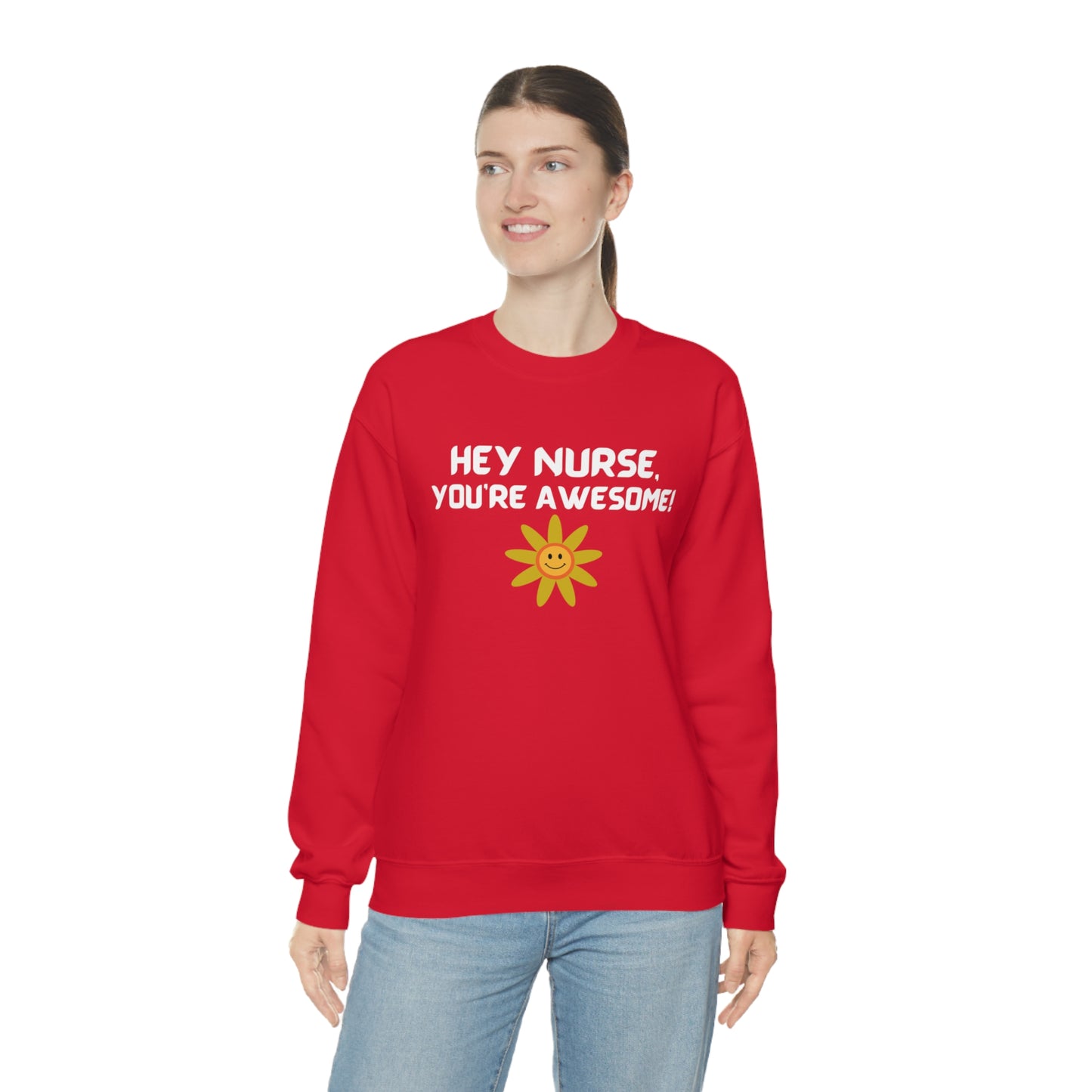 AWESOME CREWNECK SWEATSHIRT NURSES GIFT