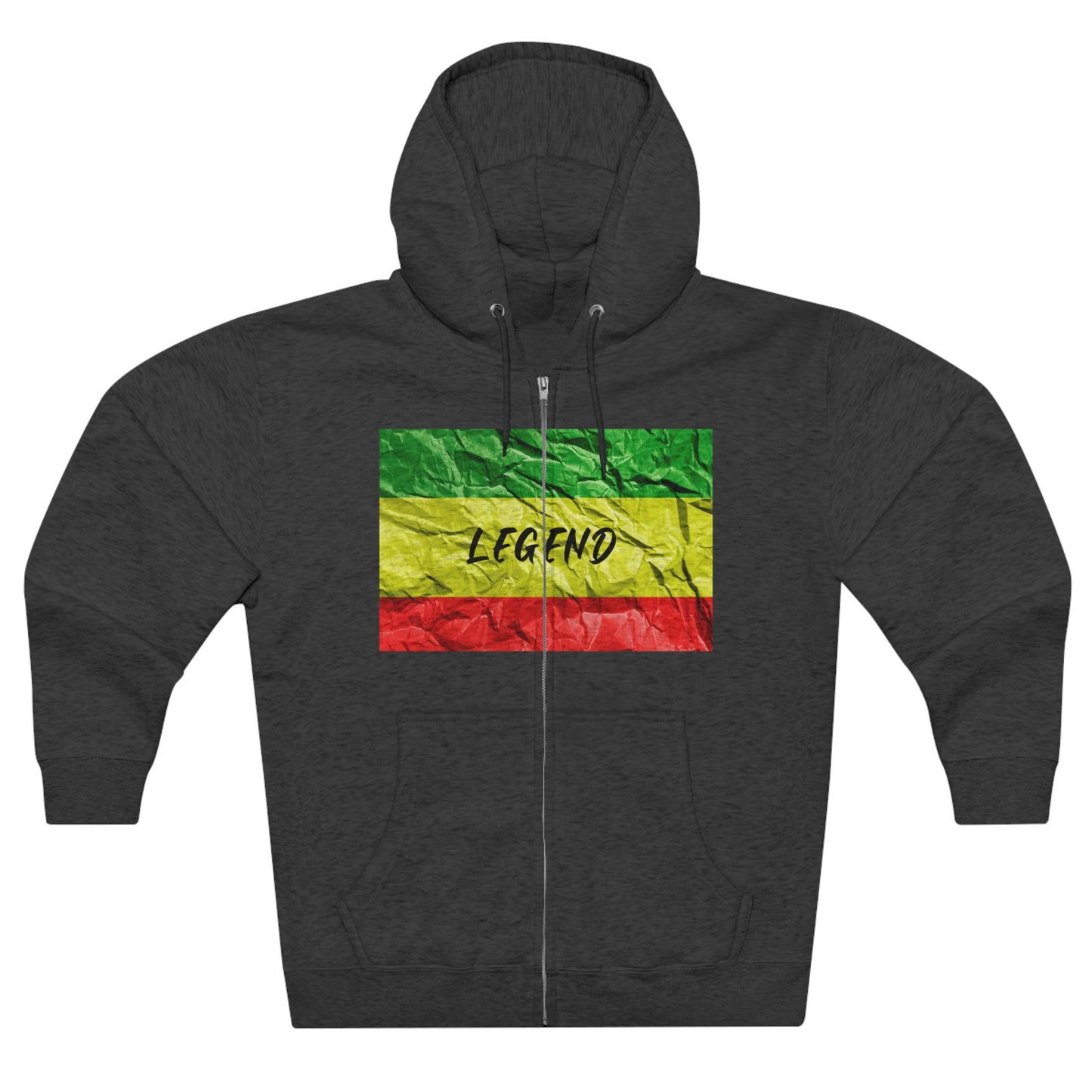 LEGEND REGGAE MOOD ZIP FRONT HOODIE GIFT