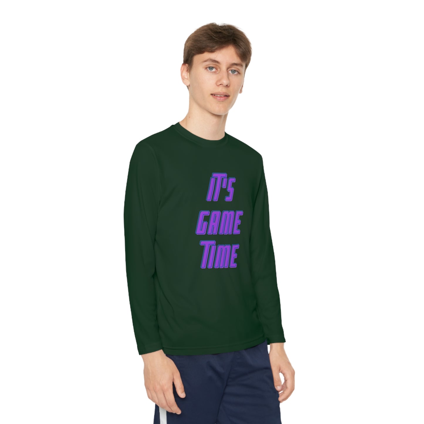 YOUTH GAME ON LONG SLEEVE TEE SHIRT