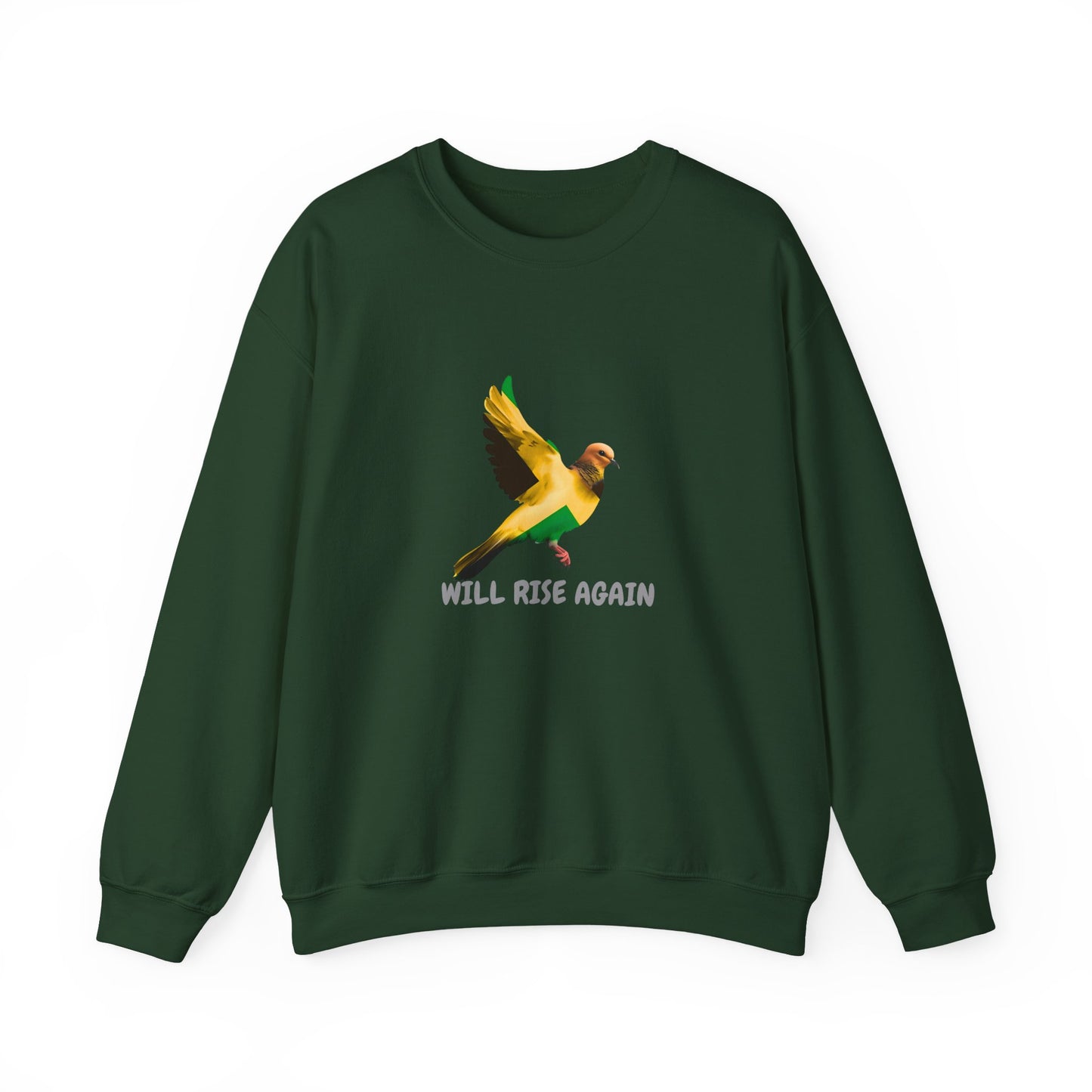 Will Rise Again Inspirational Design Crewneck Sweatshirt