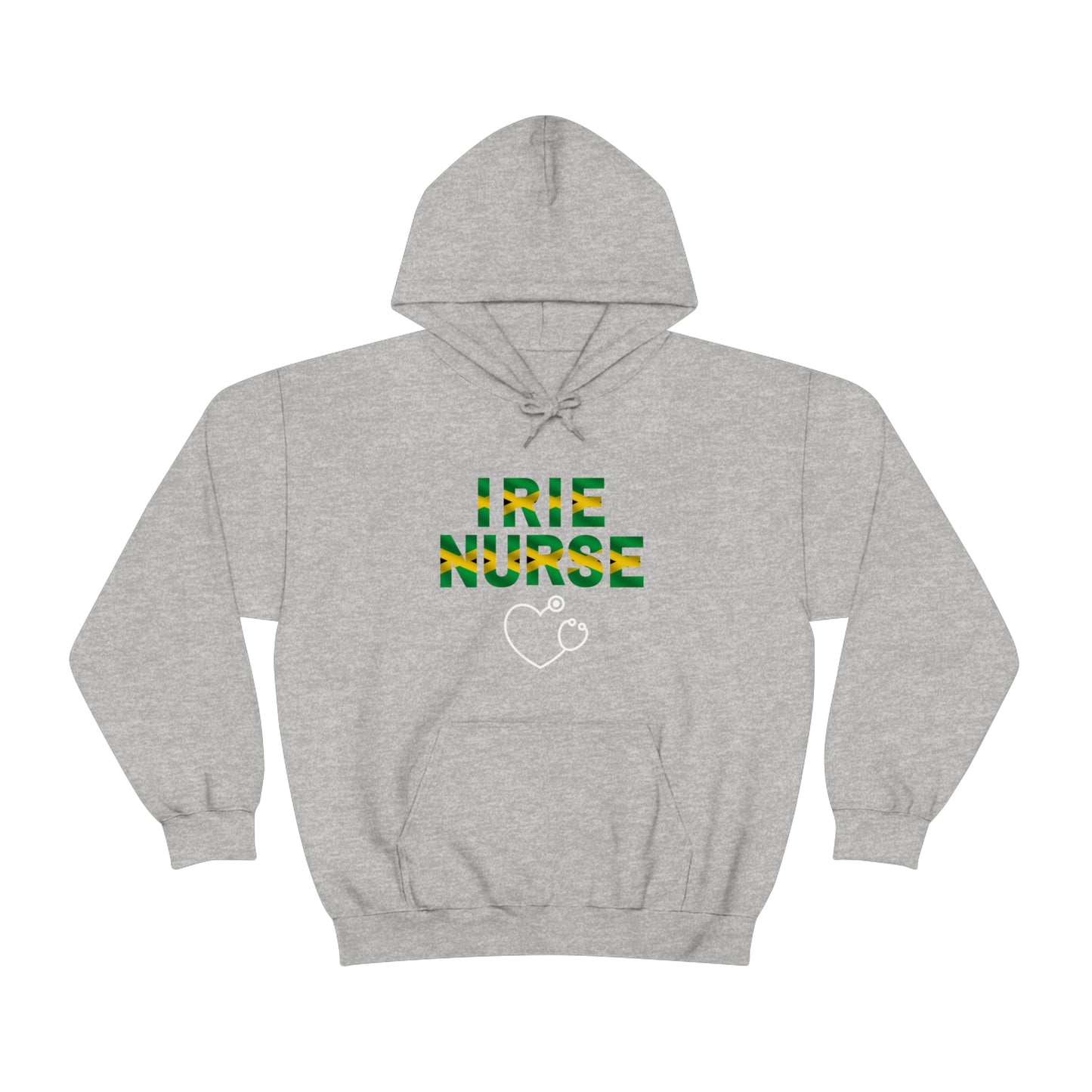 IRIE NURSE HOODED SWEATSHIRT GIFT FOR JAMAICAN NURSES