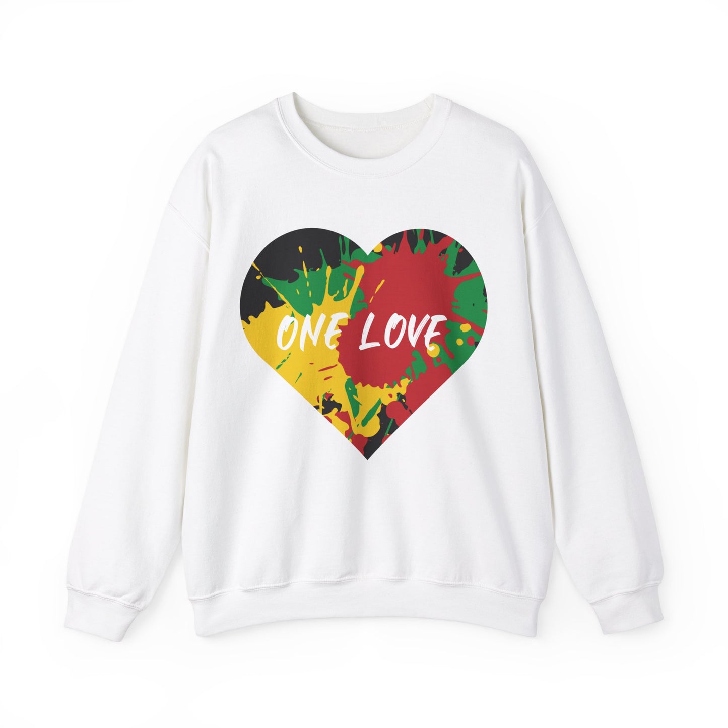 ONE LOVE ROOTS COLOR SPLASH ART SWEATSHIRT