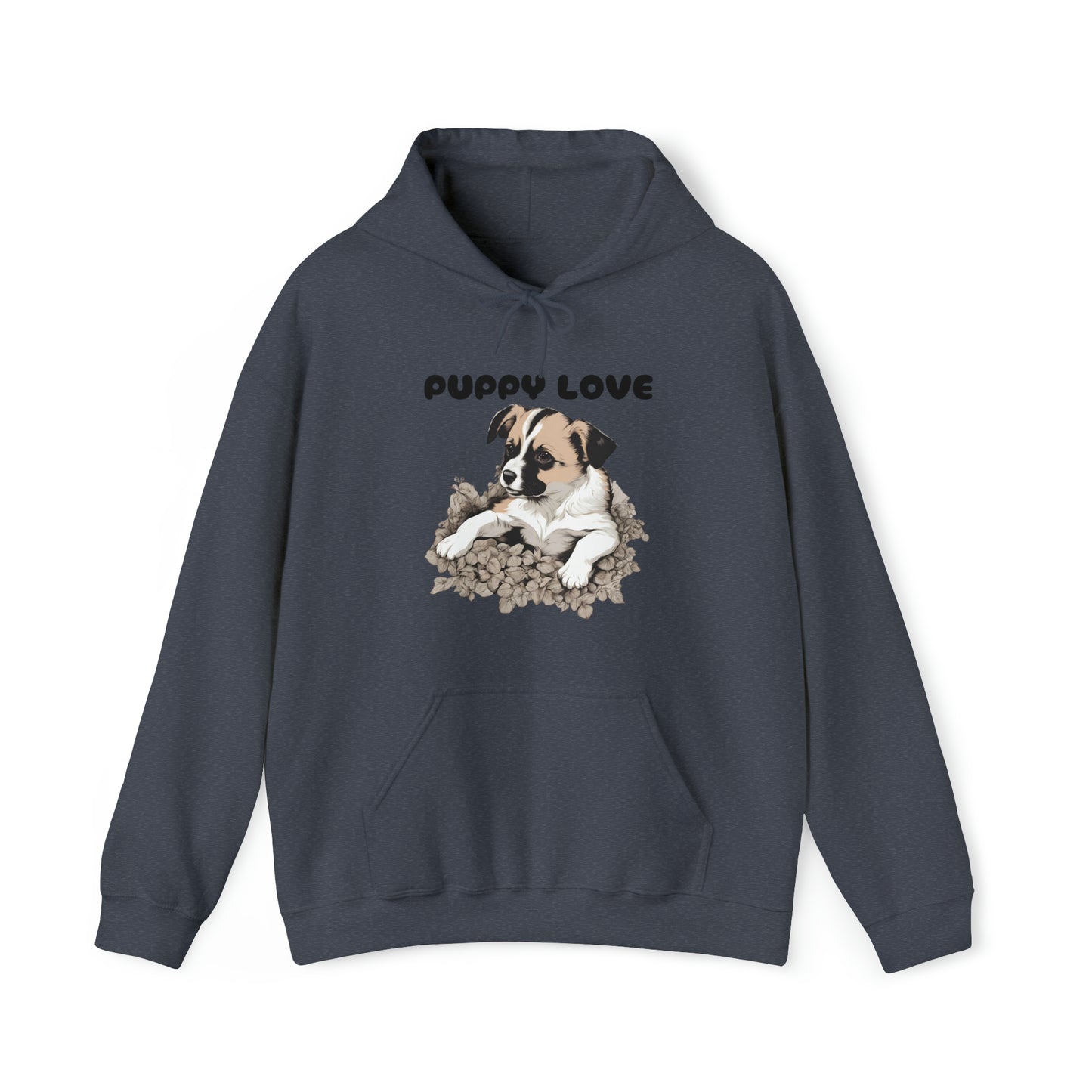 Puppy Print Dog Lovers Hooded Sweatshirt Gift