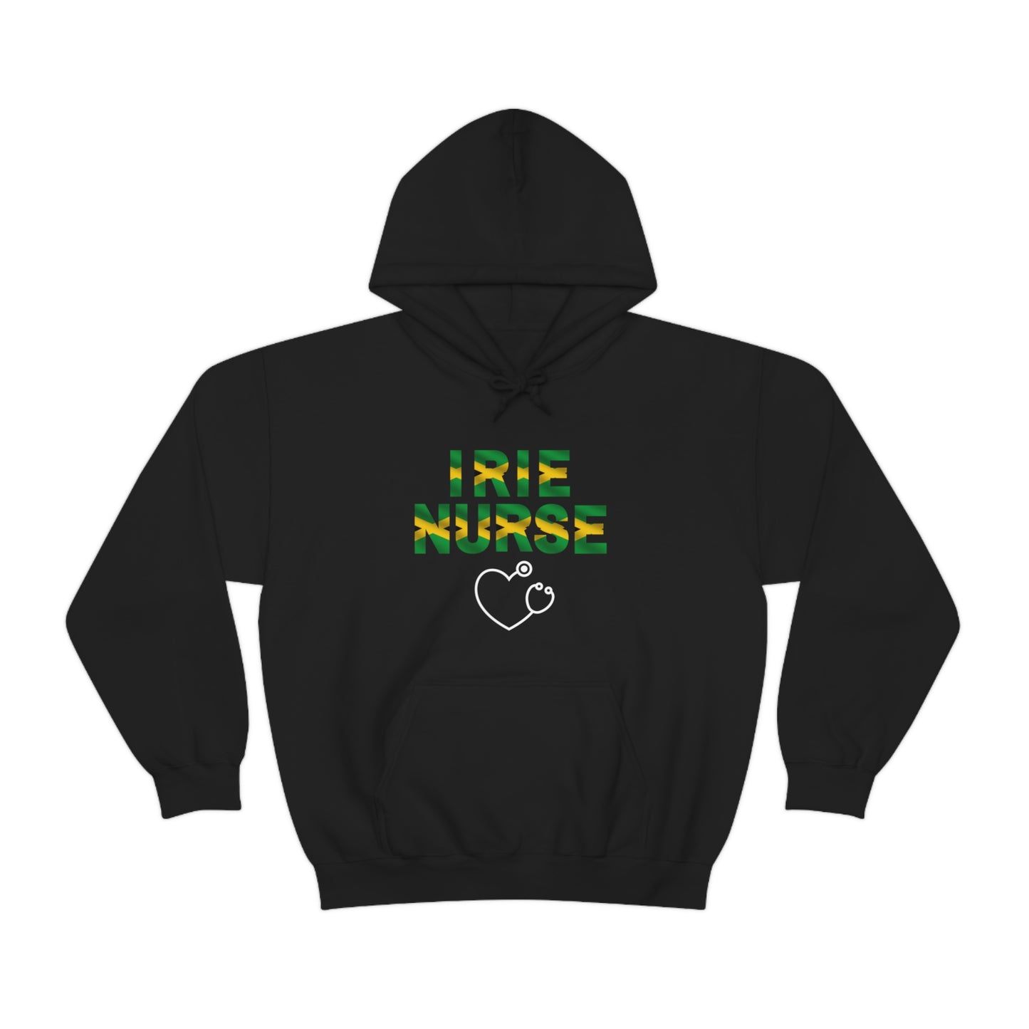 IRIE NURSE HOODED SWEATSHIRT GIFT FOR JAMAICAN NURSES