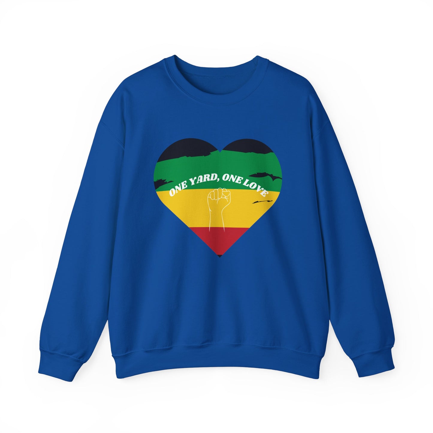 ONE YARD ONE LOVE POWER GRAPHIC ART SWEATSHIRT