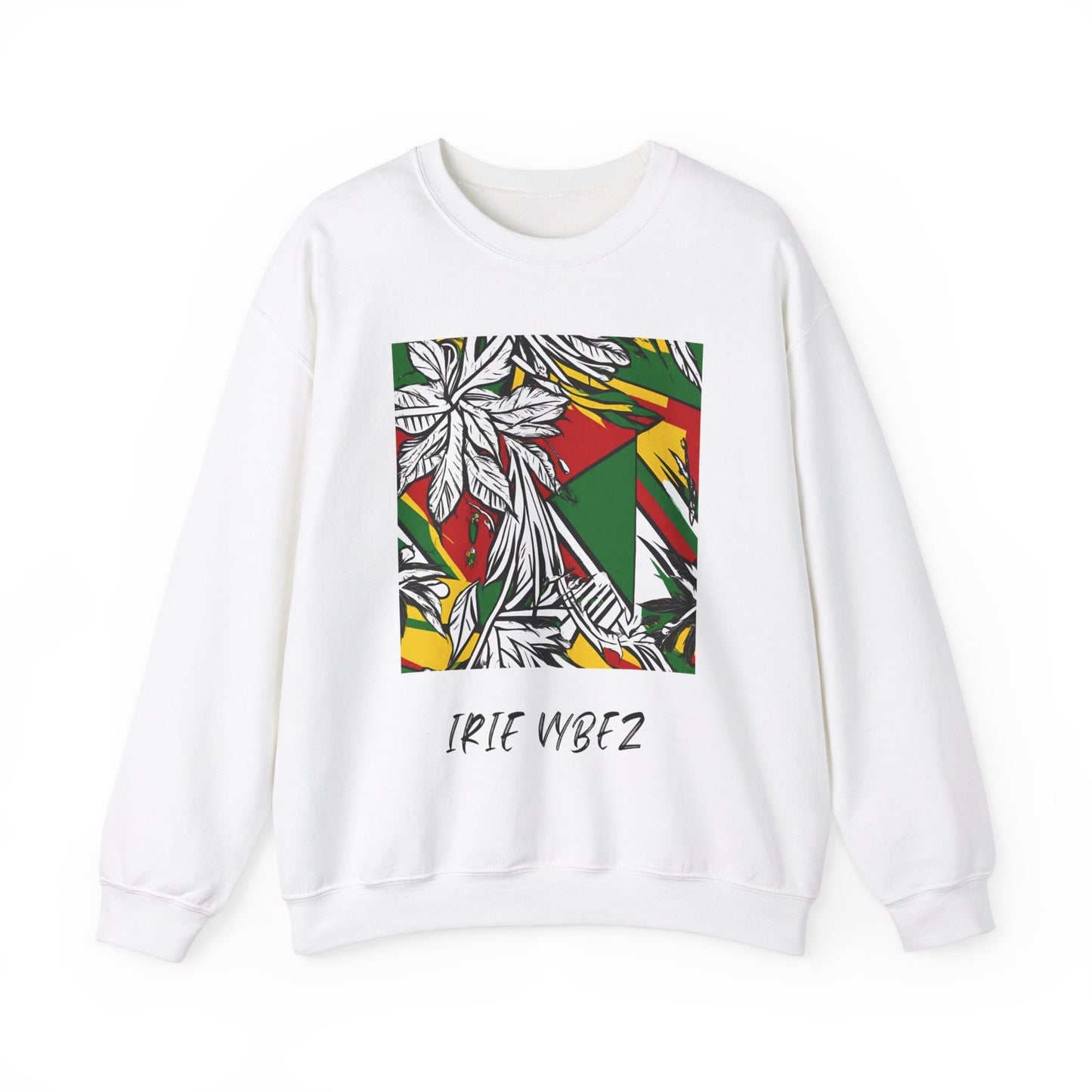 IRIE VYBEZ ABSTRACT ART GRAPHIC SWEATSHIRT