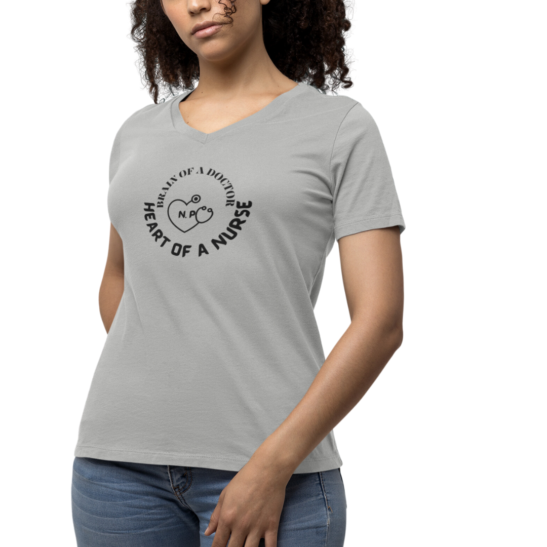 NURSE PRACTITIONER V NECK T SHIRT