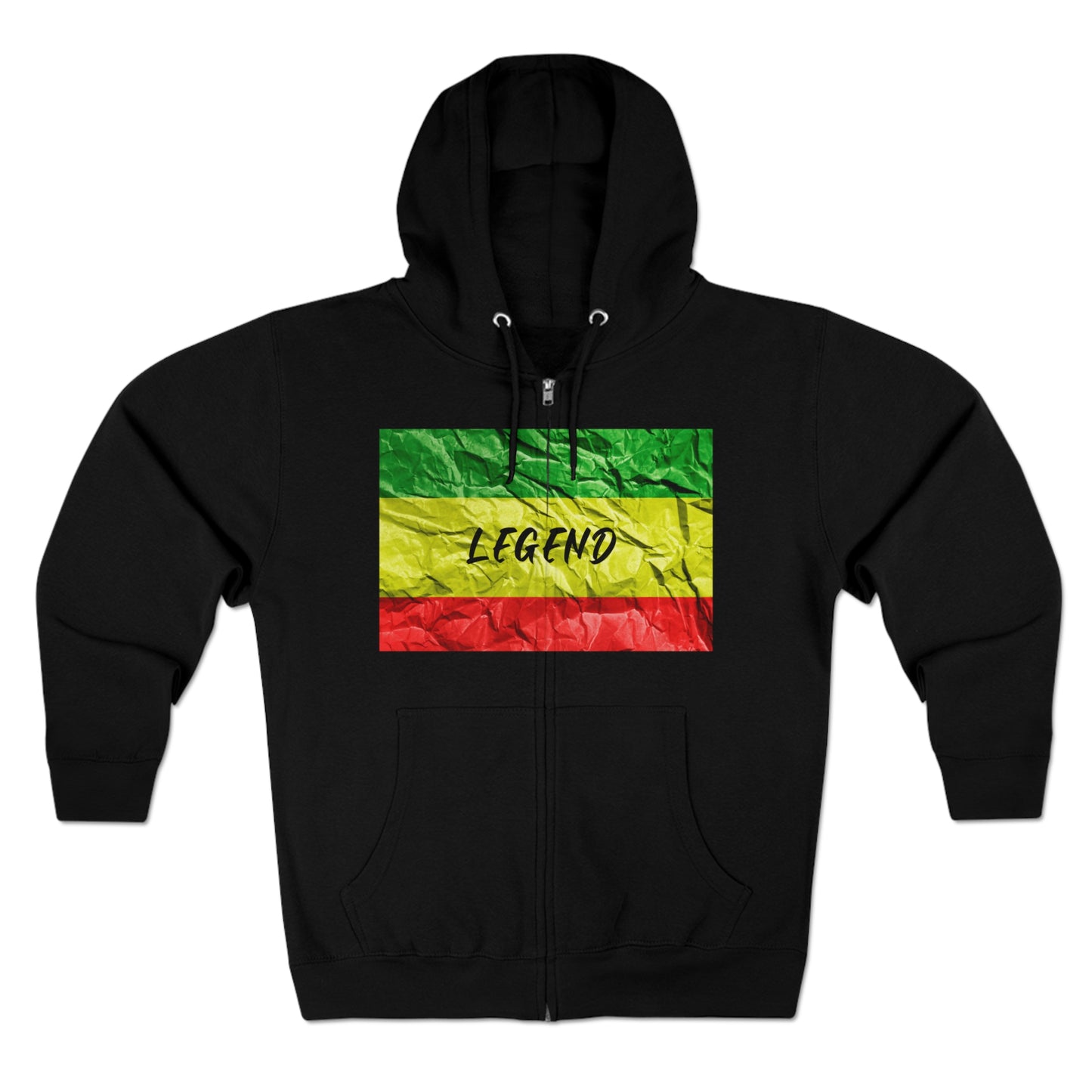 LEGEND REGGAE MOOD ZIP FRONT HOODIE GIFT